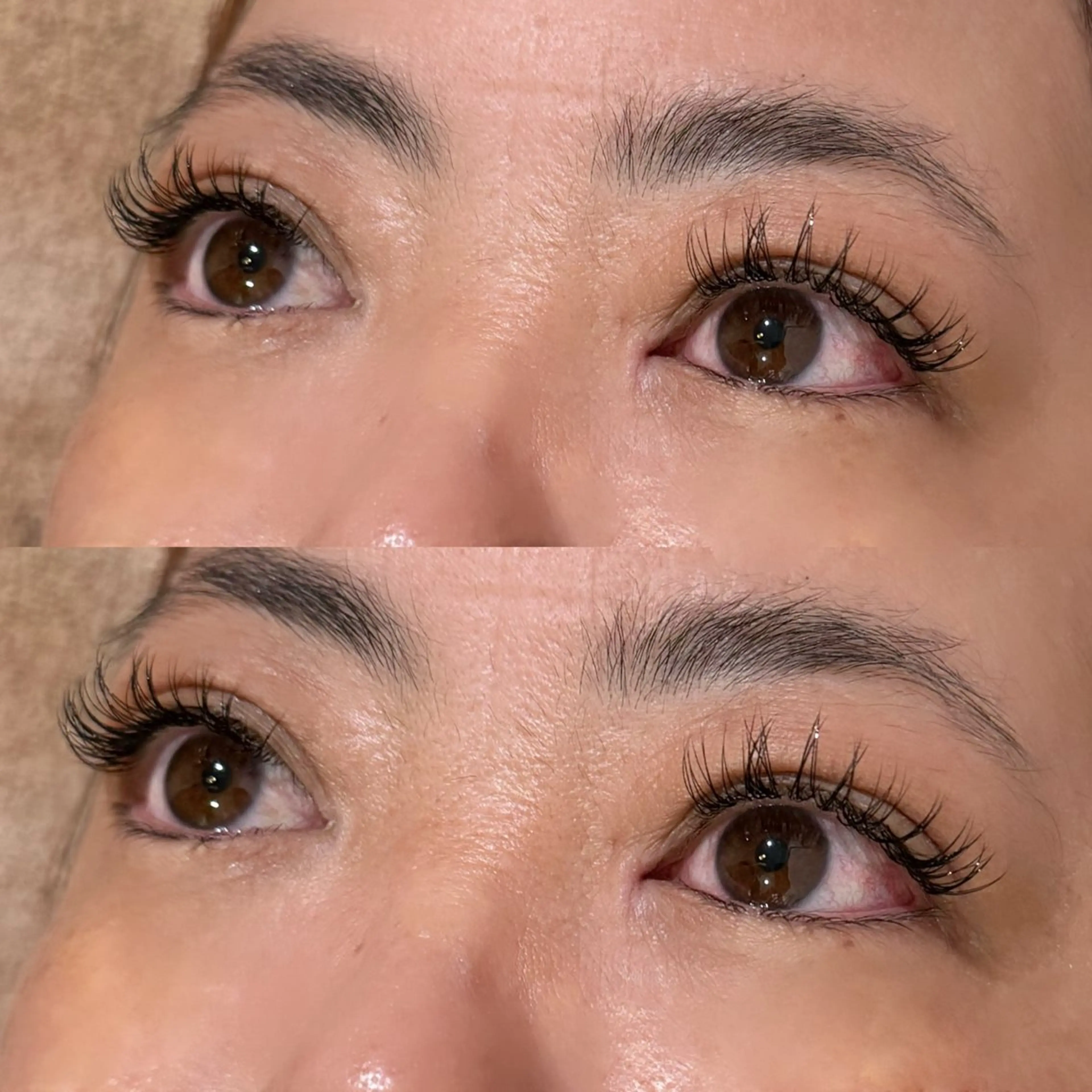 マツエク・マツパ キュート Dカール 透明感カラー/顔周り カット/レイヤーにかのヘアスタイル