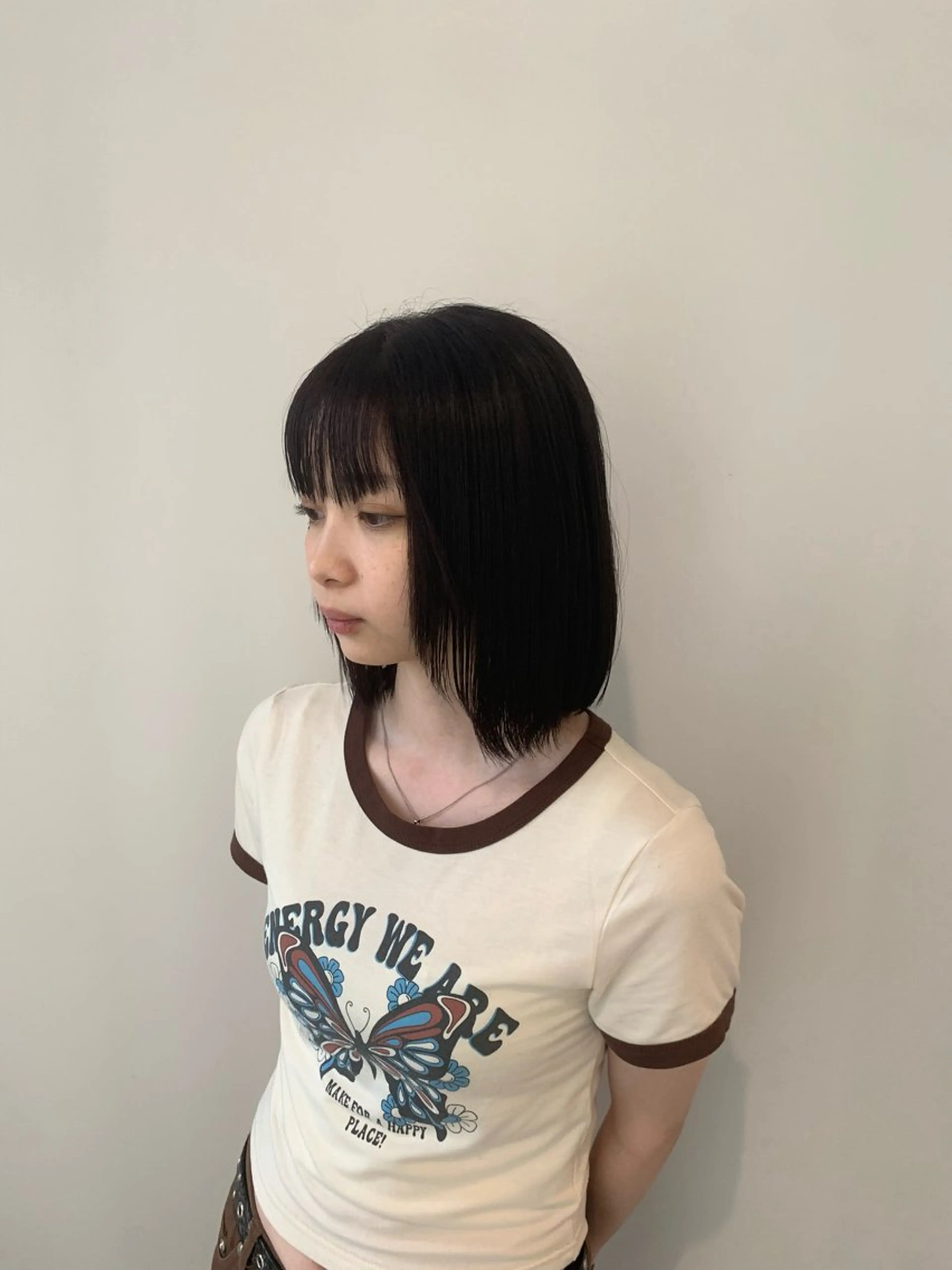 ミディアム カラー 渡邊 陽大のヘアスタイル