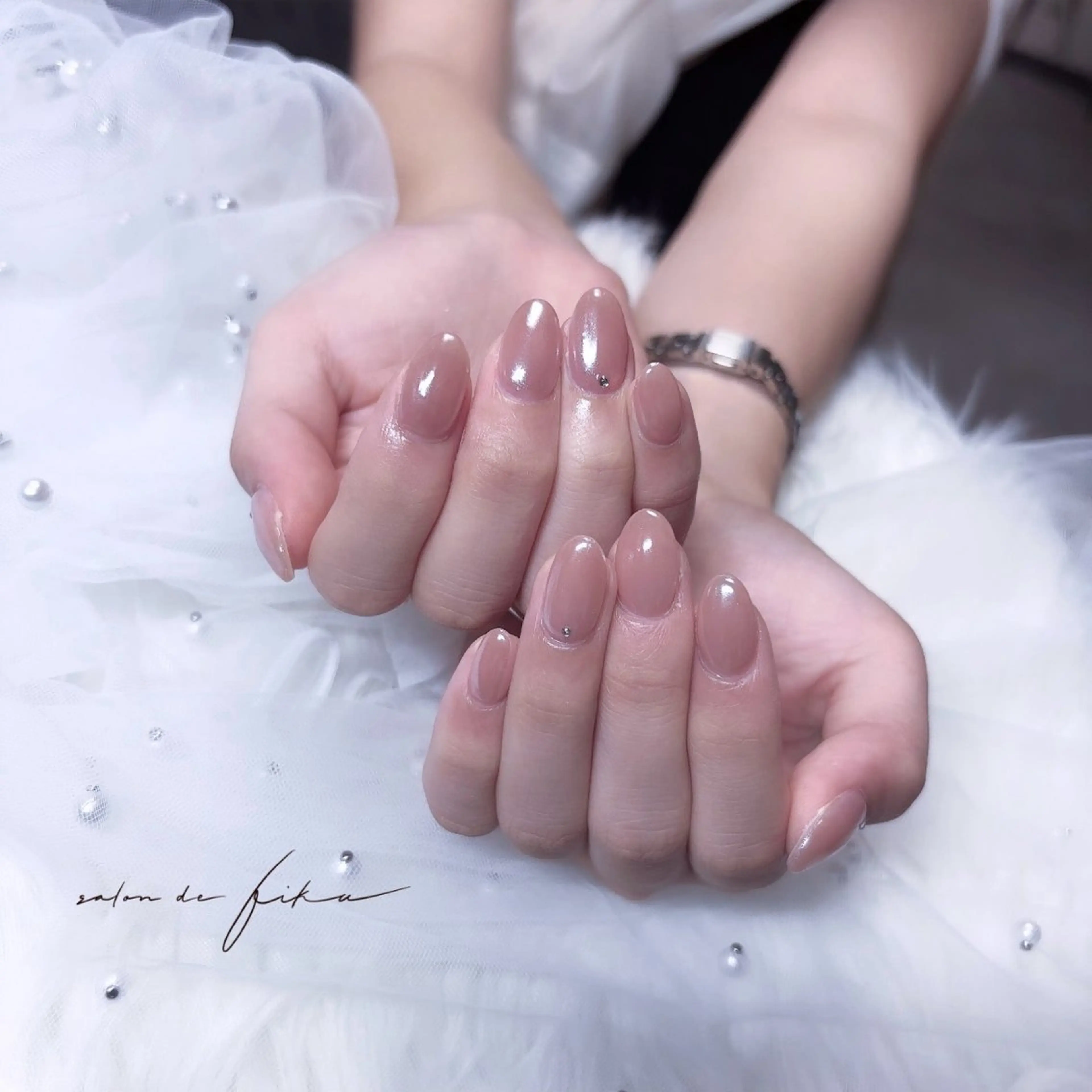 ネイル オーロラネイル ハンドネイル ayano 【パラジェル取扱店】のネイルデザイン