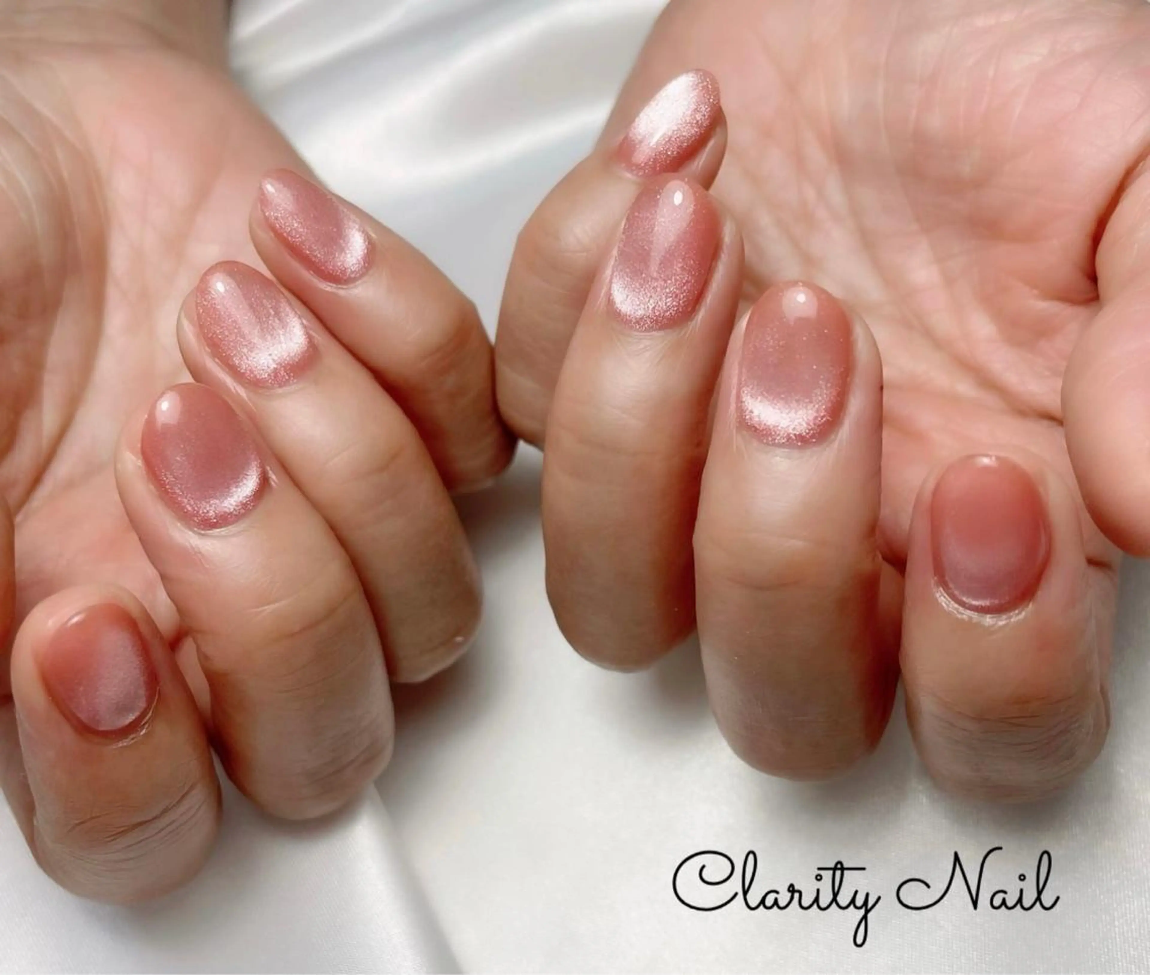 ネイル マグネットネイル ワンカラーネイル ハンドネイル Clarity Nailのネイルデザイン