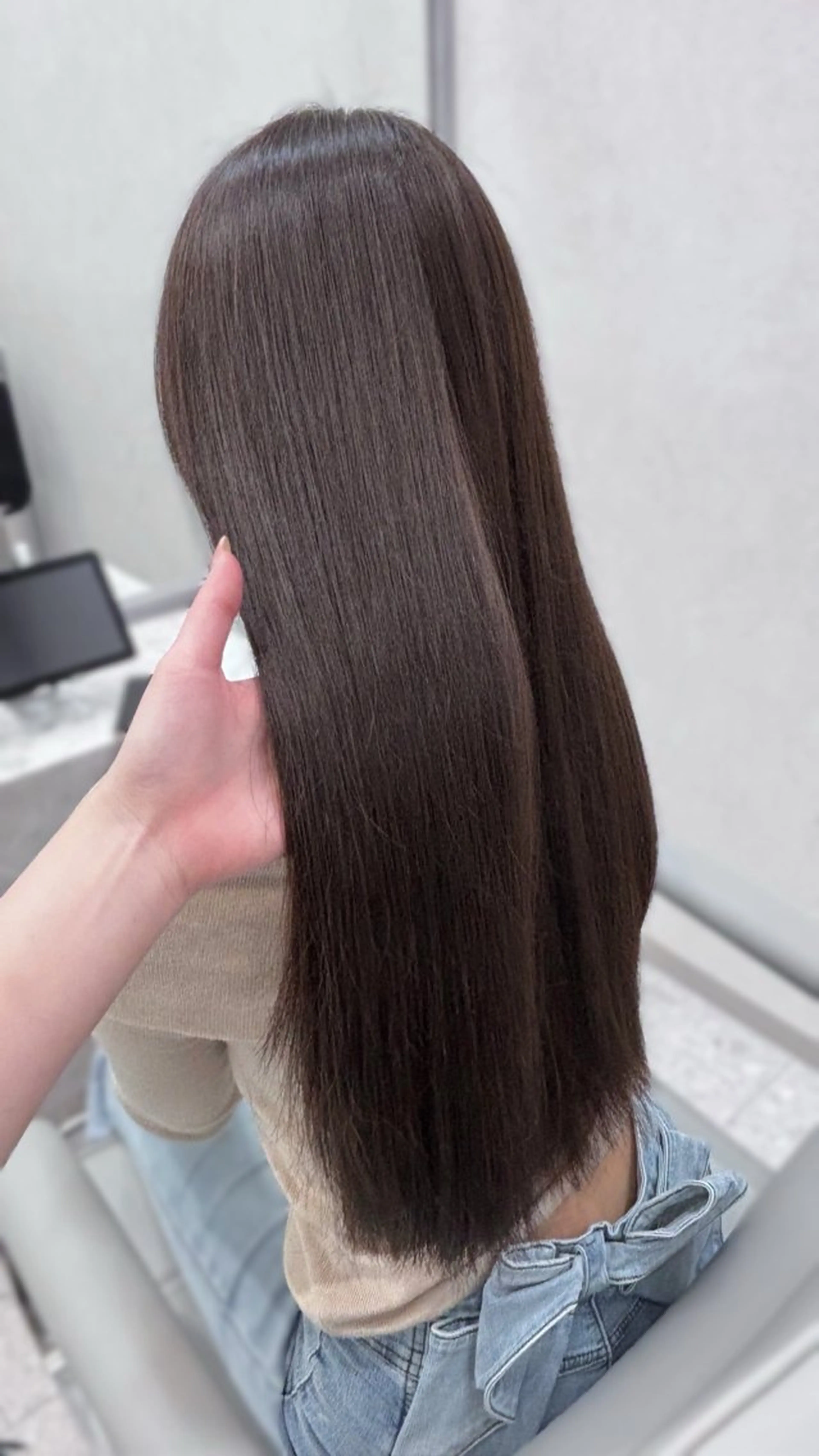 ロング カット ヘアカラー トリートメント 🫧髪質改善🫧 神田紗来のヘアスタイル