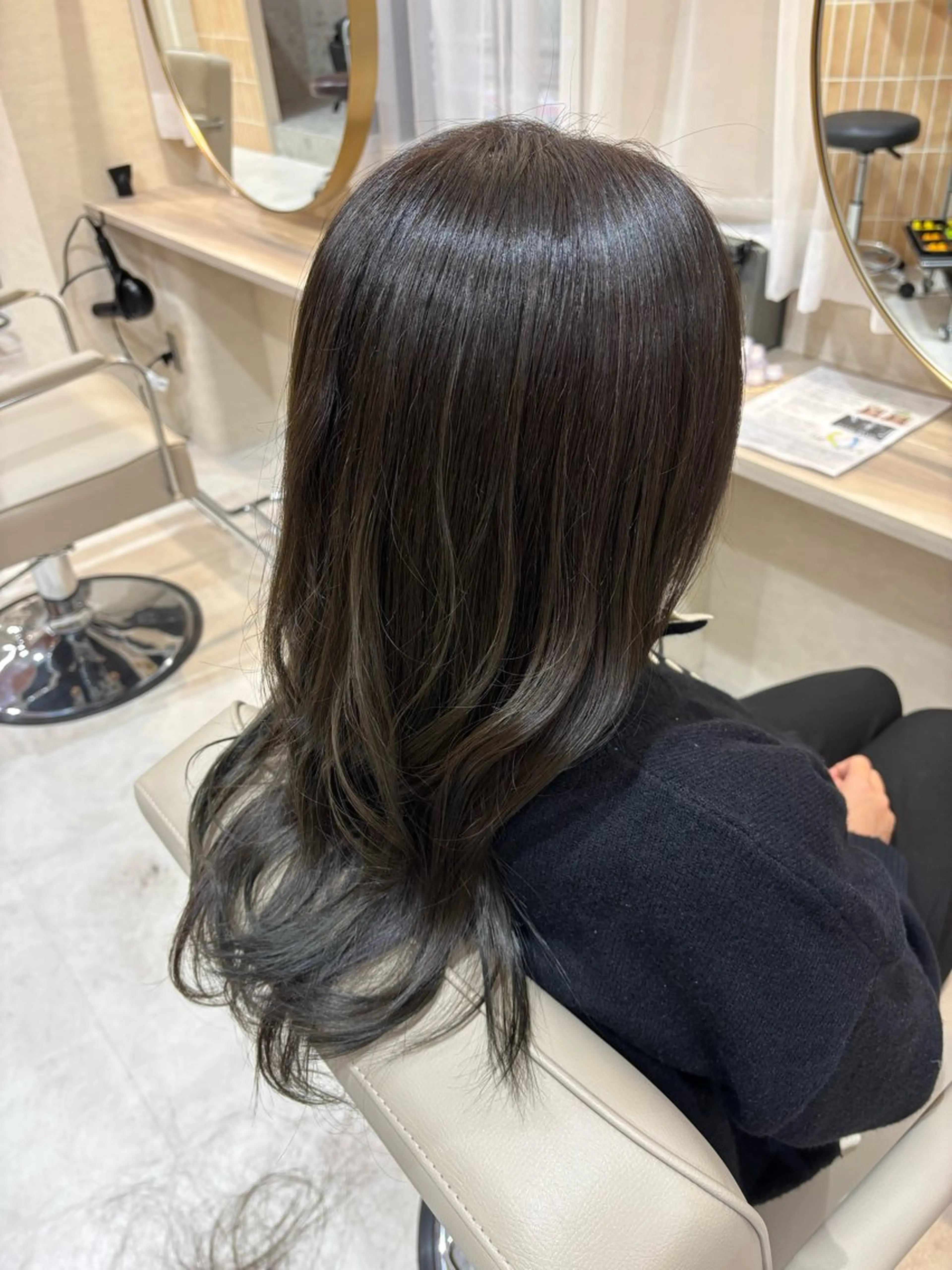 ロング カット ヘアカラー ウルフカット🐺髪質 改善💇‍♀️ナナのヘアスタイル