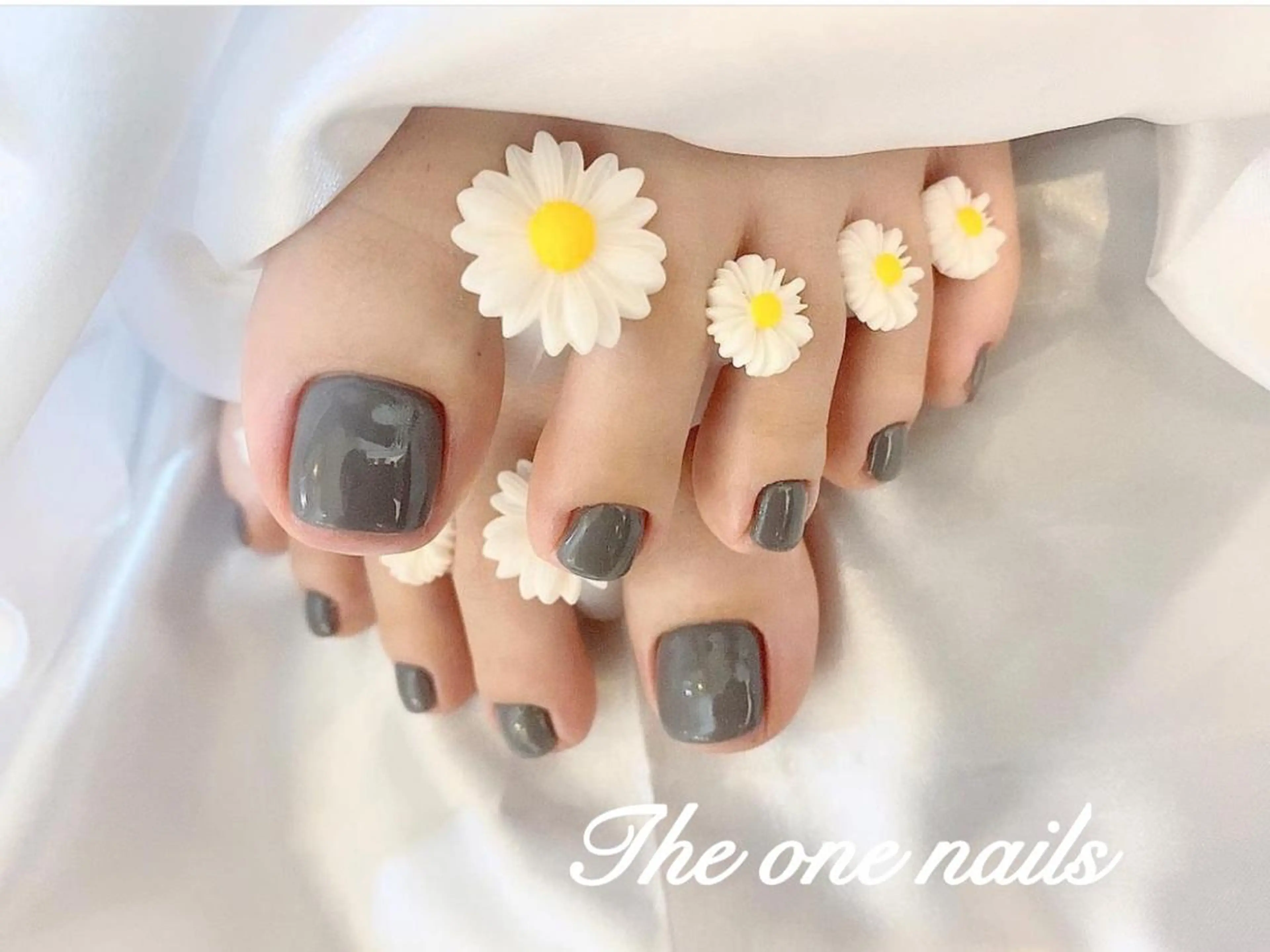 ネイル フットネイル ワンカラーネイル 🌵the.one nails🌵新小岩のネイルデザイン