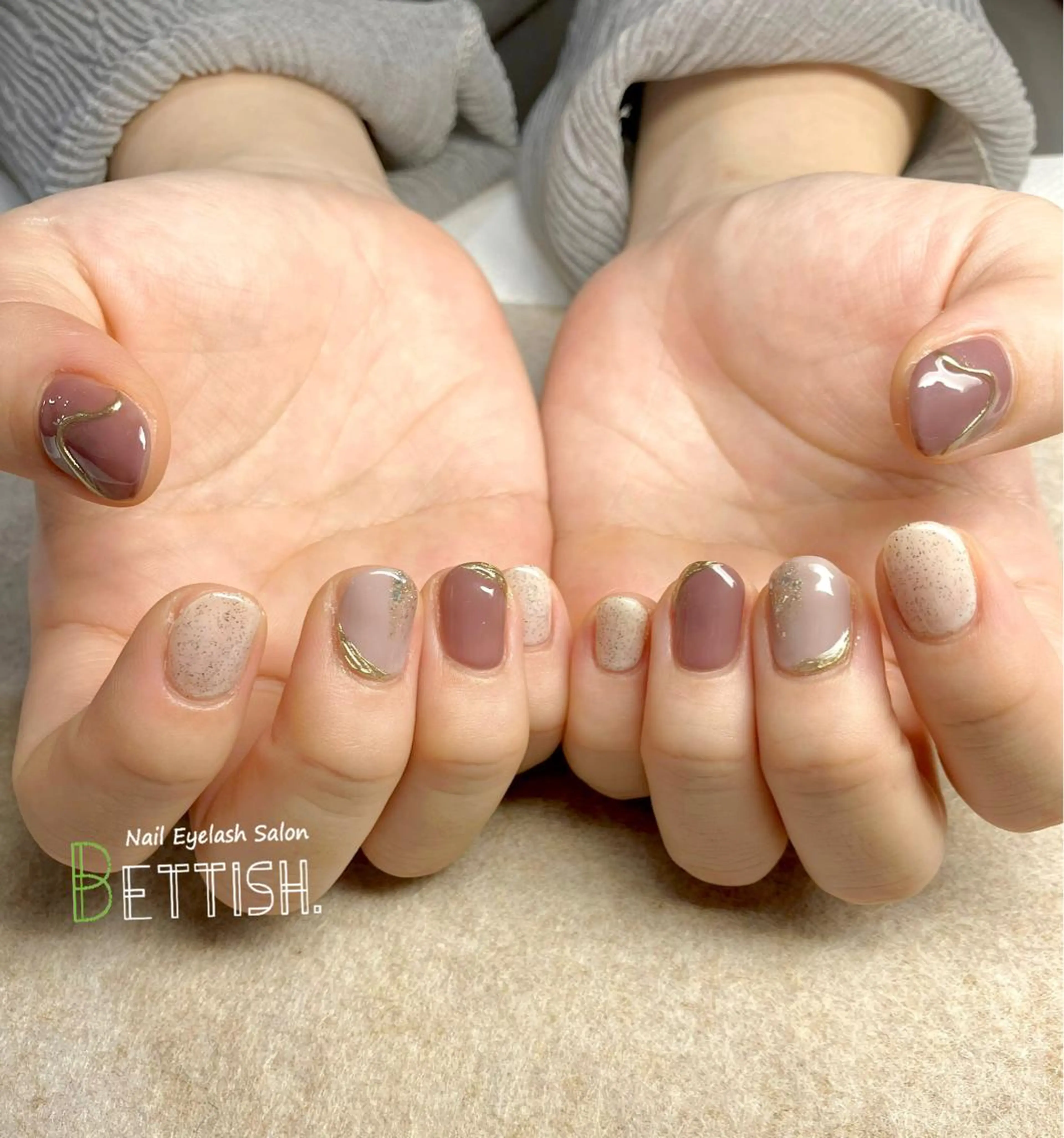 ネイル パープル ハンドネイル BETTISH. KUMIKO☺︎︎のネイルデザイン