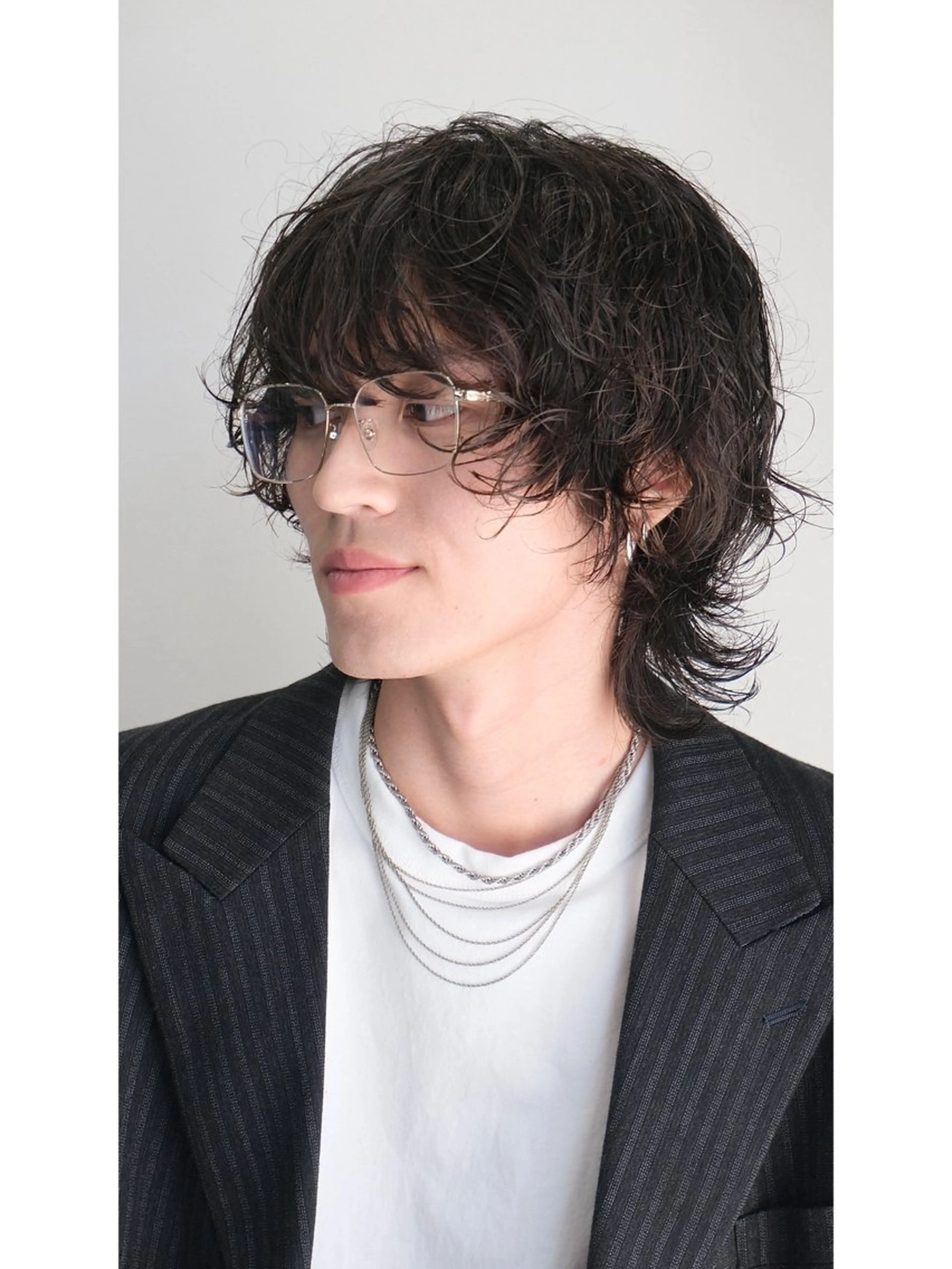 ミディアム パーマ 🖱️ナチュラルヘア 鍋谷美帆🖱️のヘアスタイル