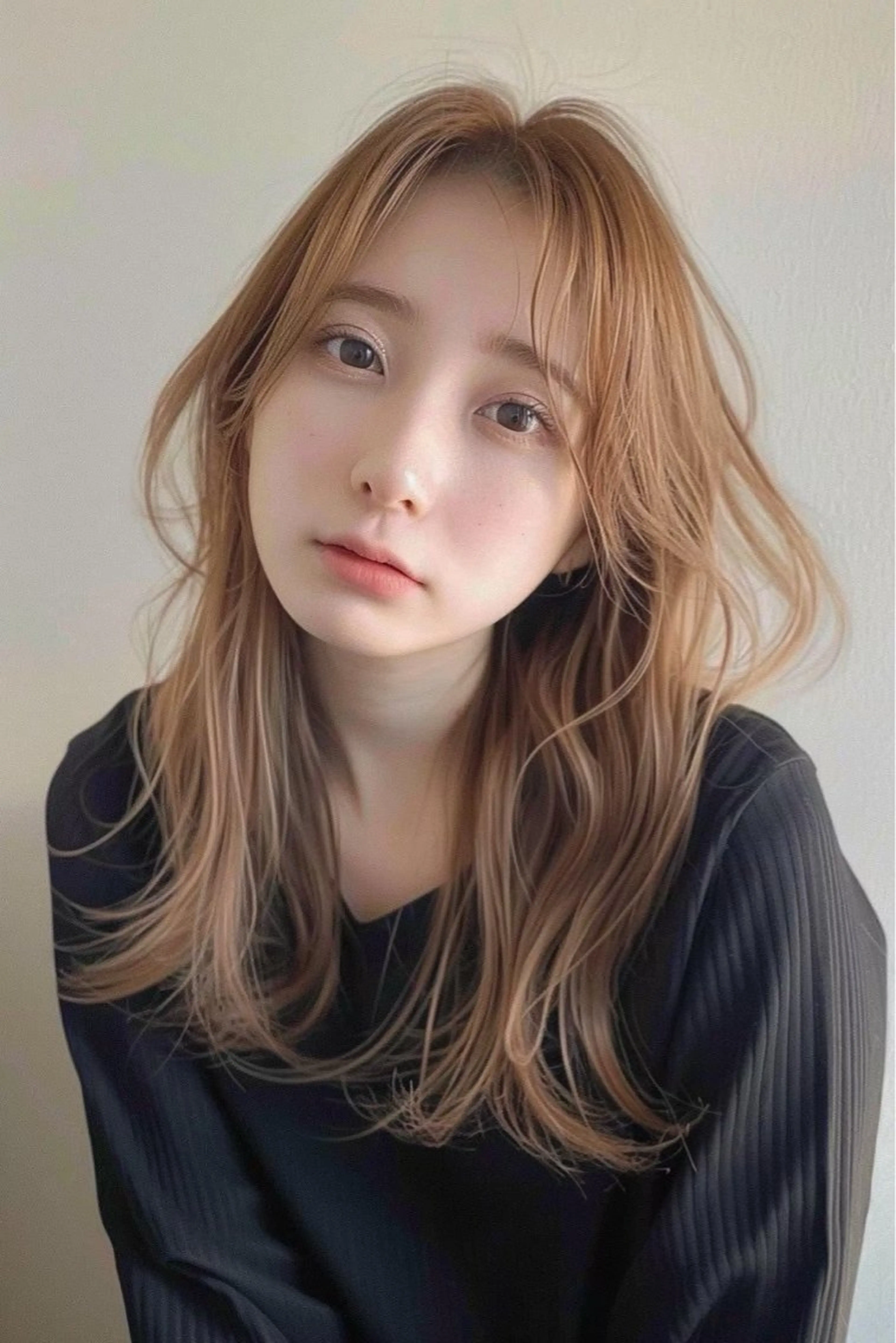 ロング カラー カット ヘアカラー トリートメント ブリーチカラー/ ケアカラーYUTOのヘアスタイル