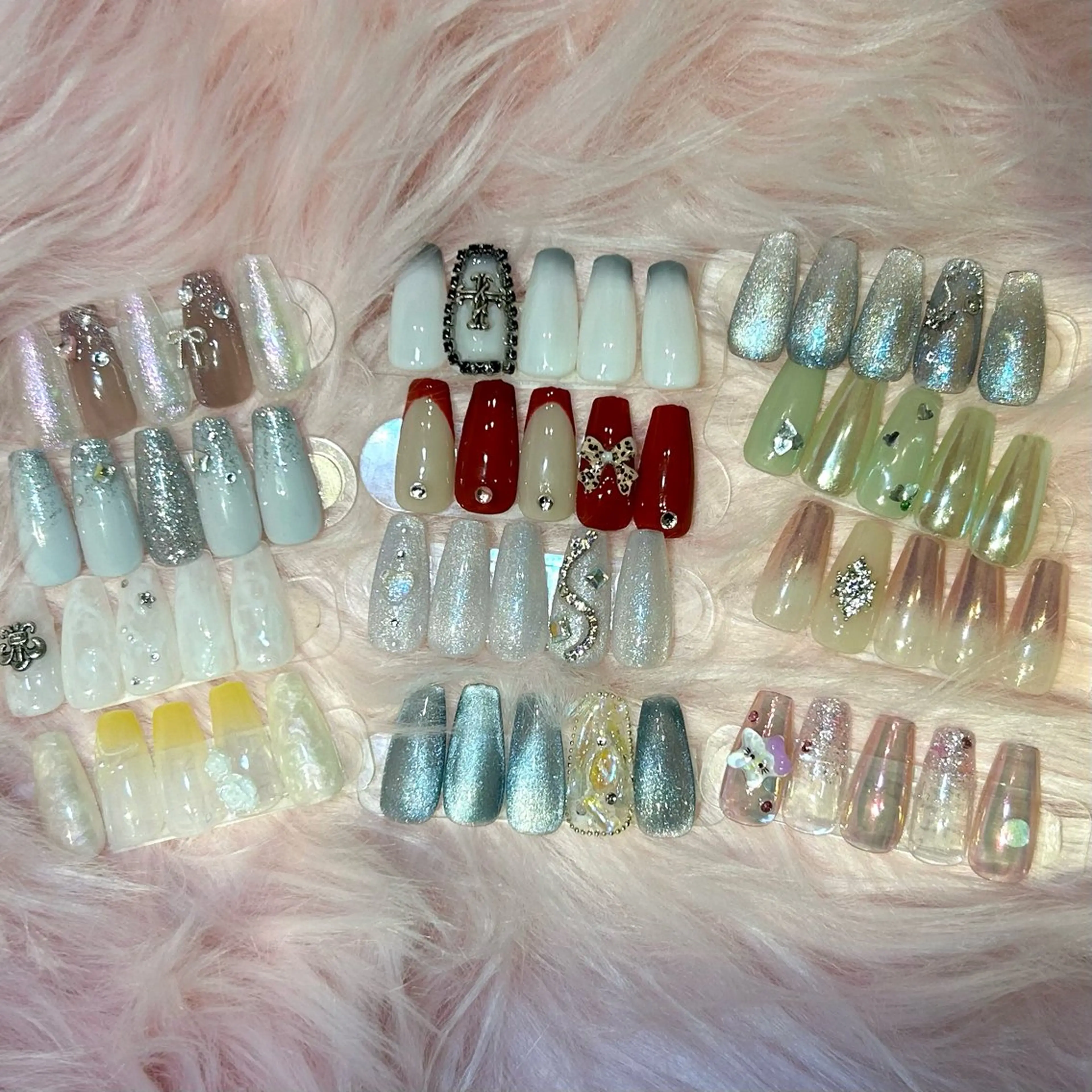 ネイル マグネットネイル ミラーネイル Amys nail ハナのネイルデザイン