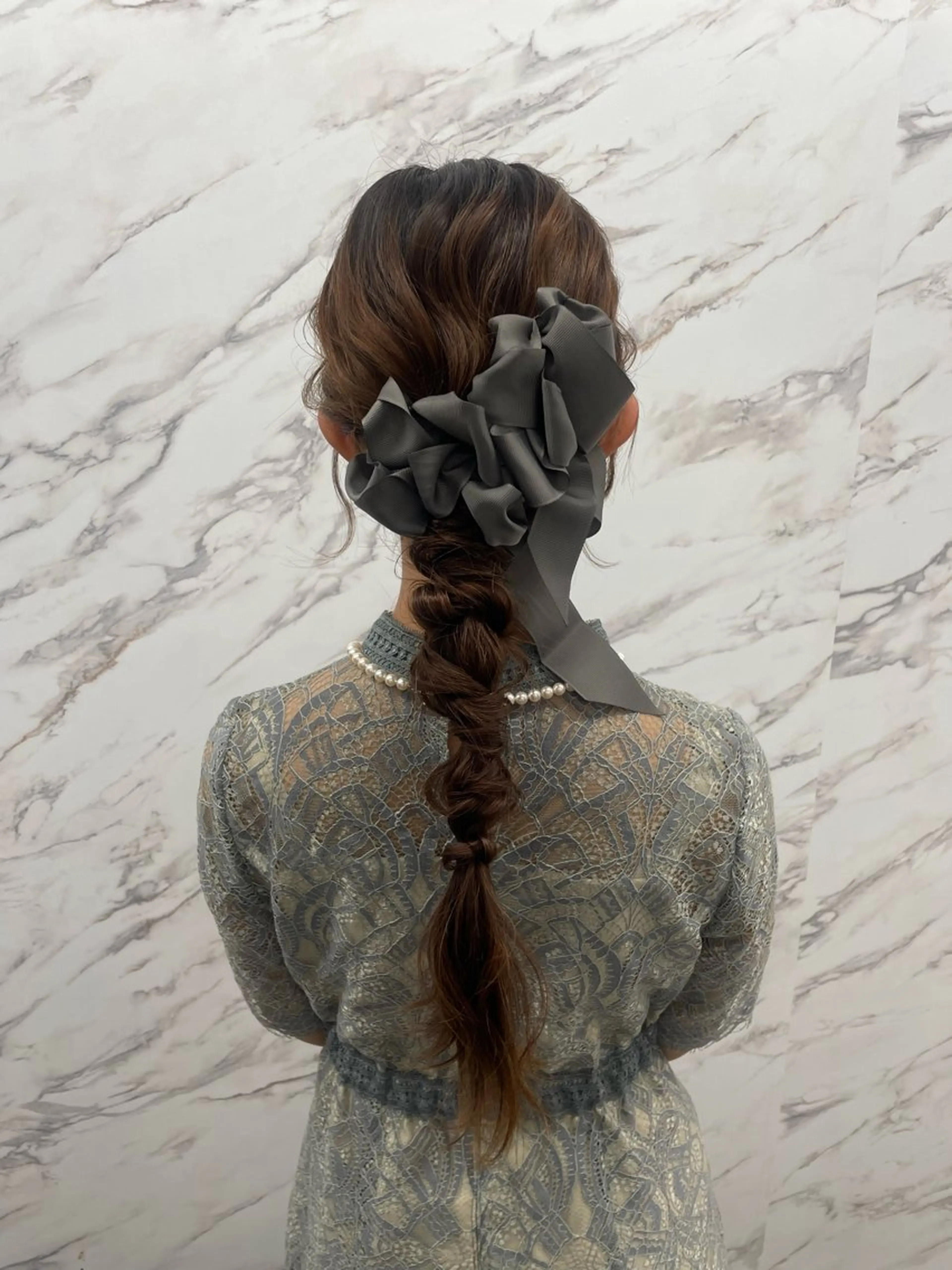 ミディアム カラー ヘアアレンジ ヘアセット 髪質改善/縮毛/新宿 🫧SUZUKA🫧のヘアスタイル