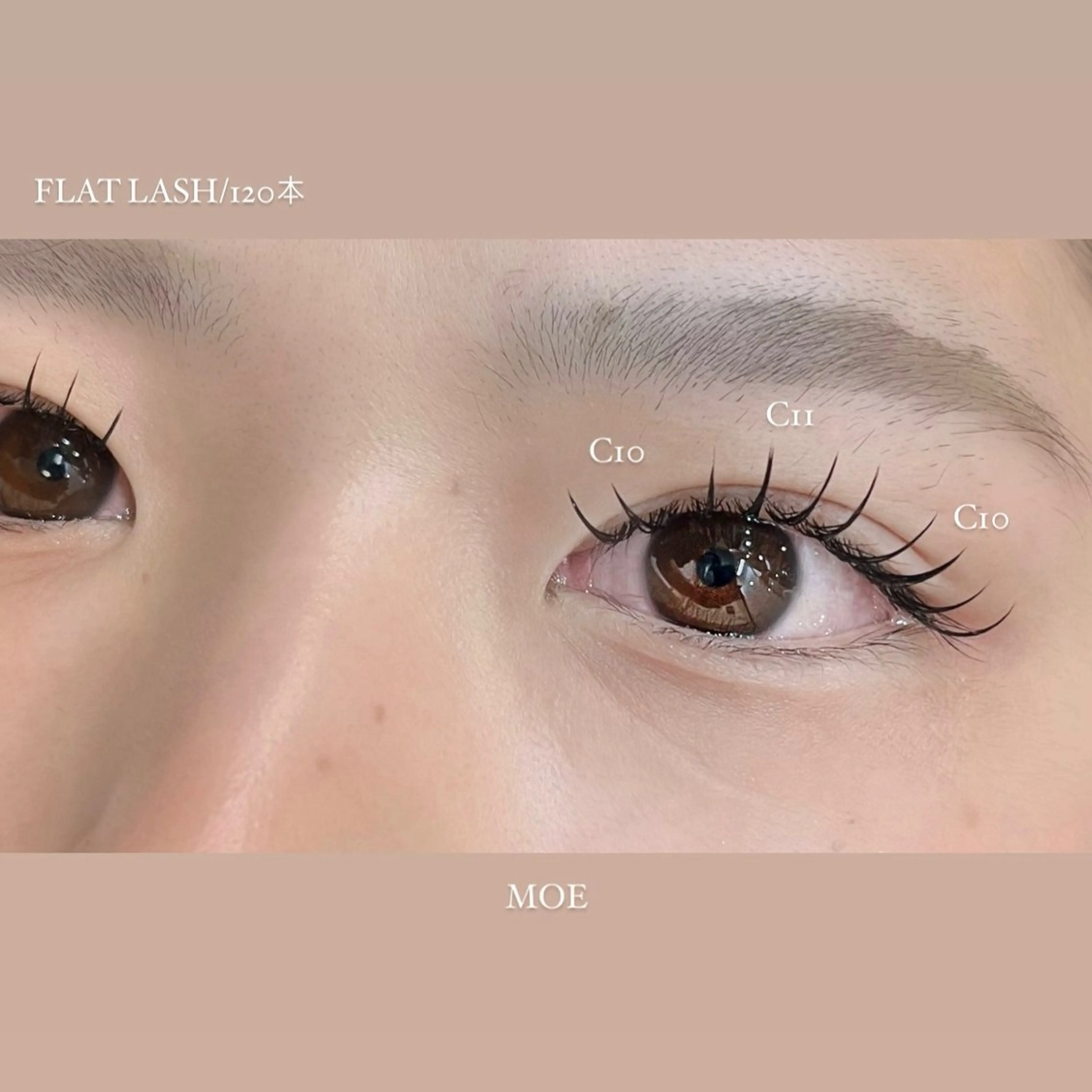 マツエク・マツパ airRe moeのマツエク・マツパデザイン