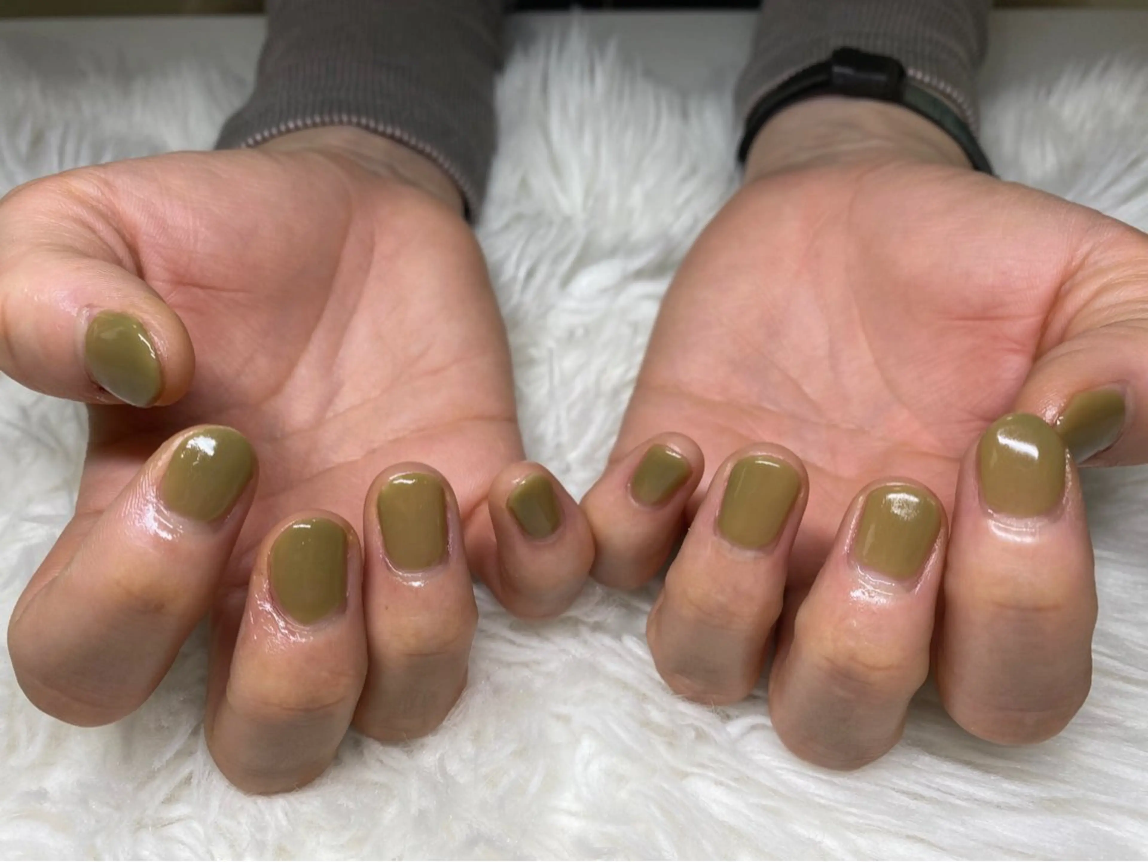 ネイル ワンカラーネイル ハンドネイル ViMORE あやのネイルデザイン