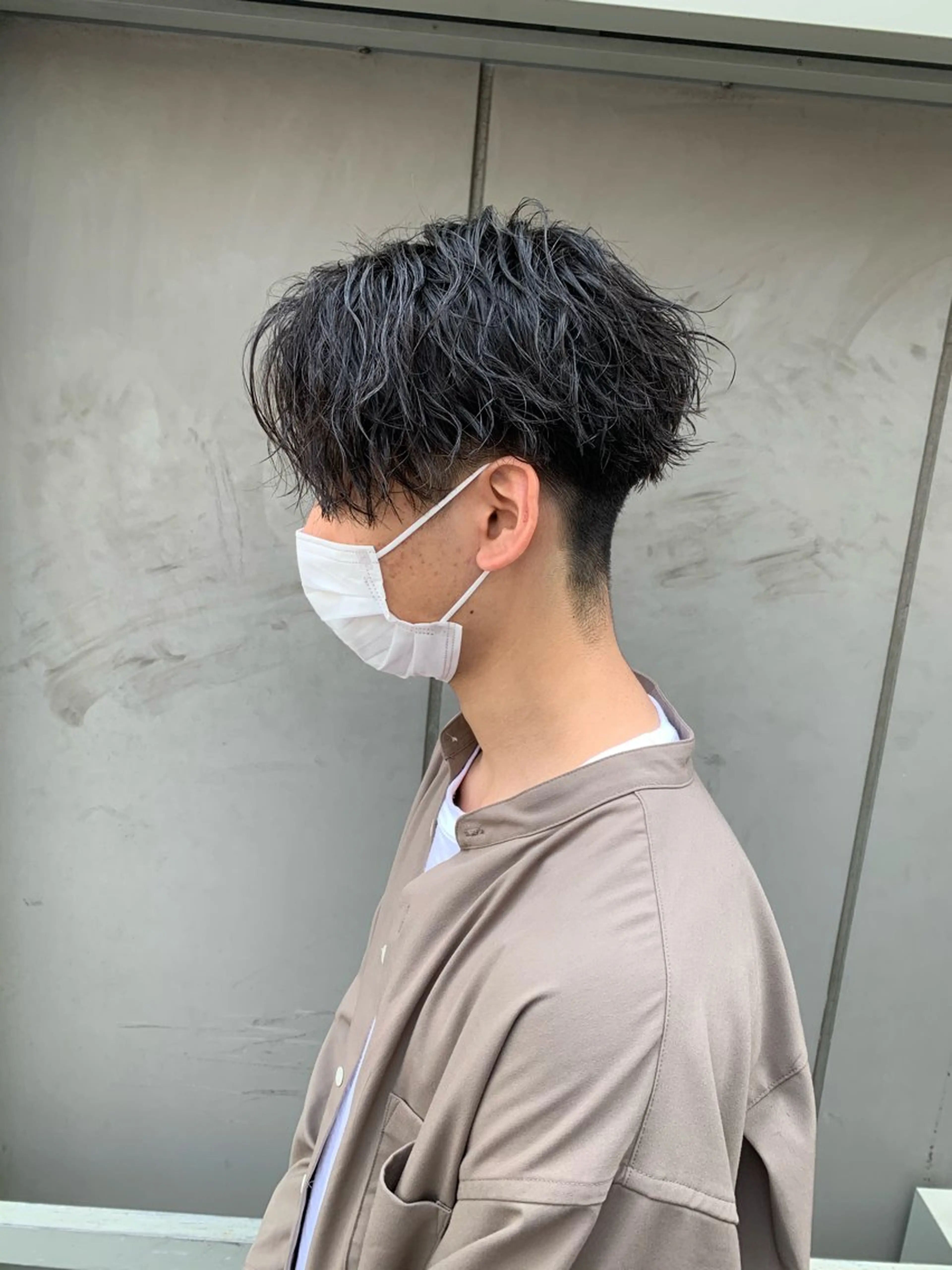 ショート カラー パーマ ヘアアレンジ メンズ キッズ 🔥メンズパーマ🔥 菅原楓のヘアスタイル