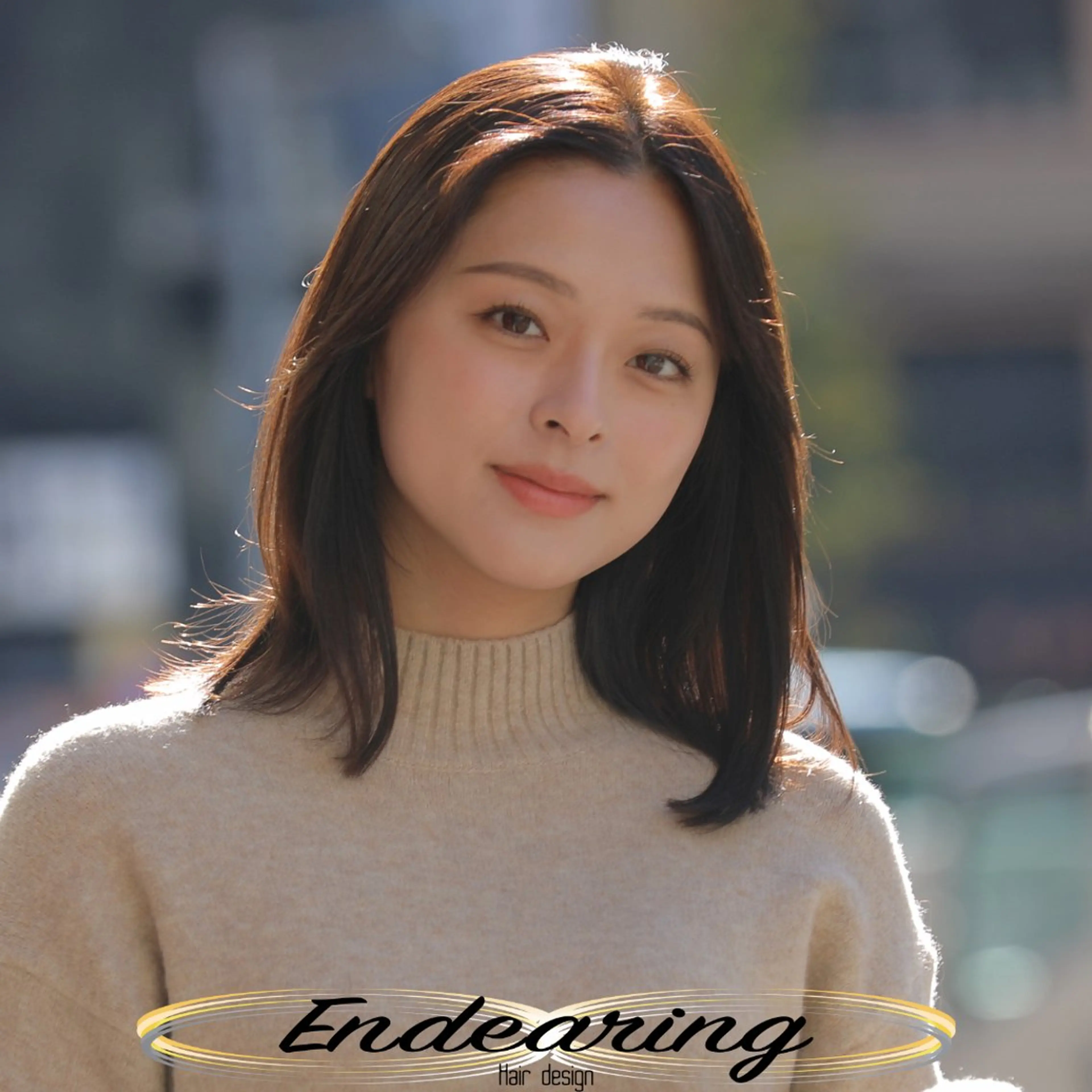 セミロング カット ヘアカラー Endearing 銀座/レイヤーカットのヘアスタイル