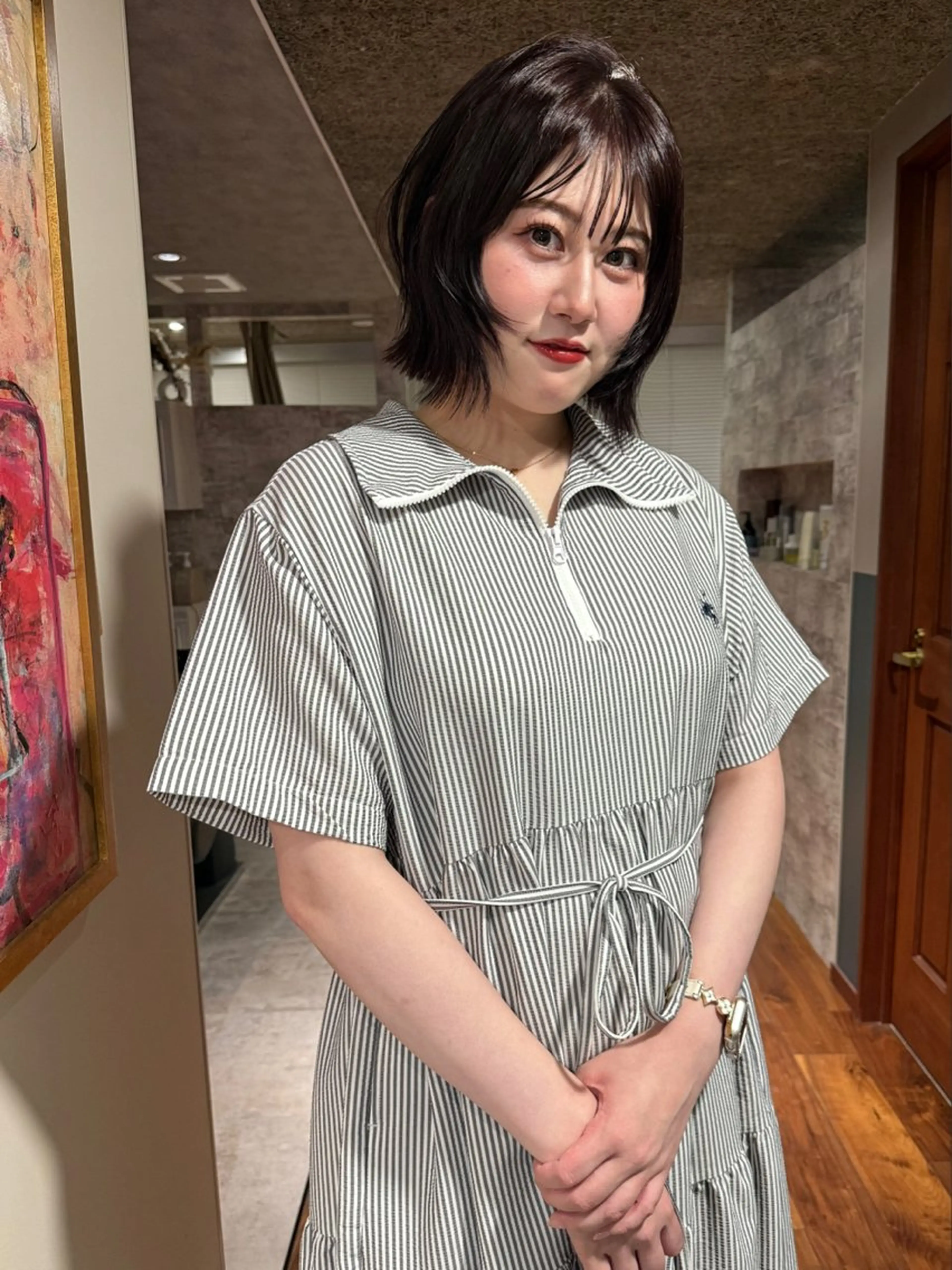 ショート カラー カット ヘアカラー トリートメント mai / linoah˚✧のヘアスタイル