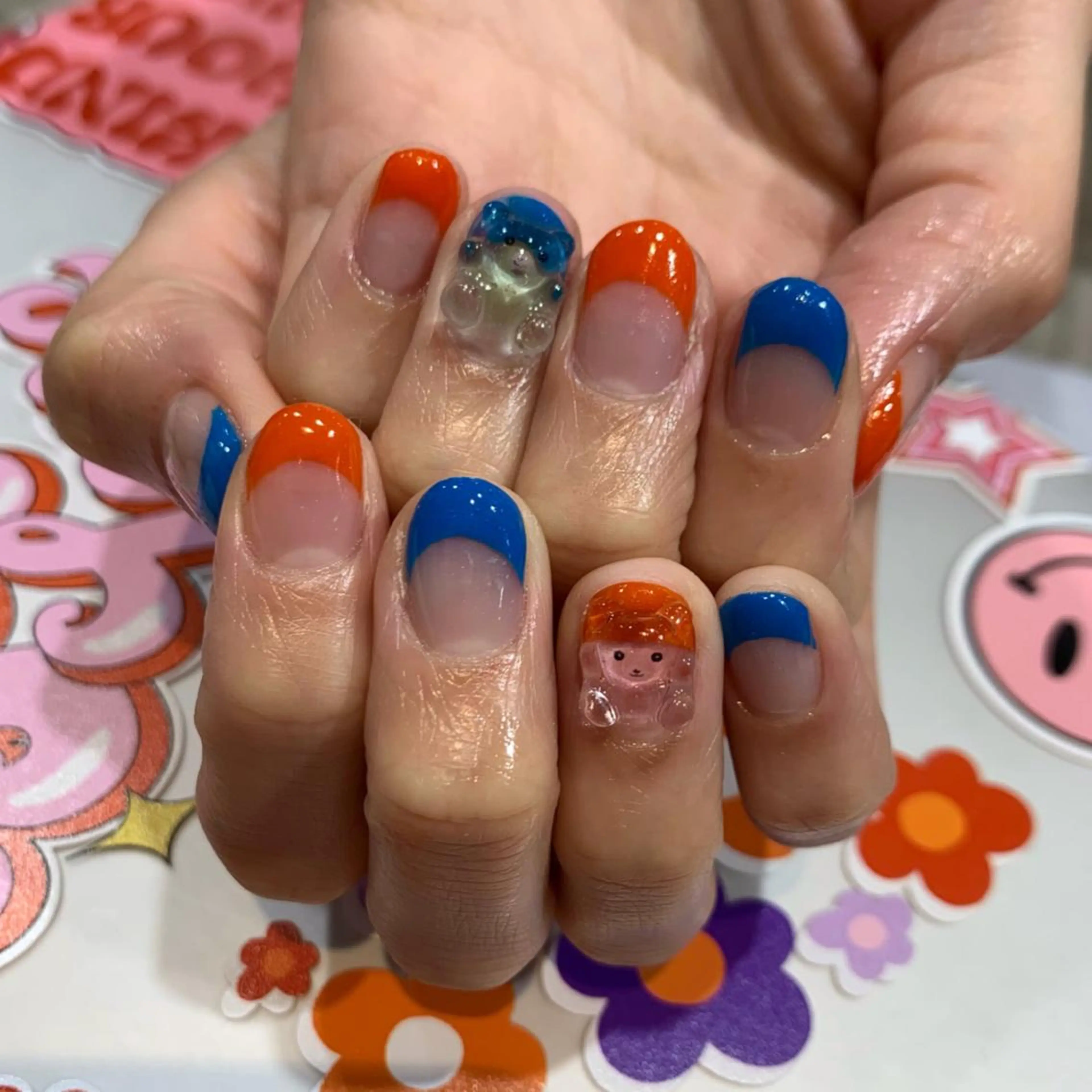 ネイル フレンチネイル ハンドネイル nailist Chisakiのネイルデザイン