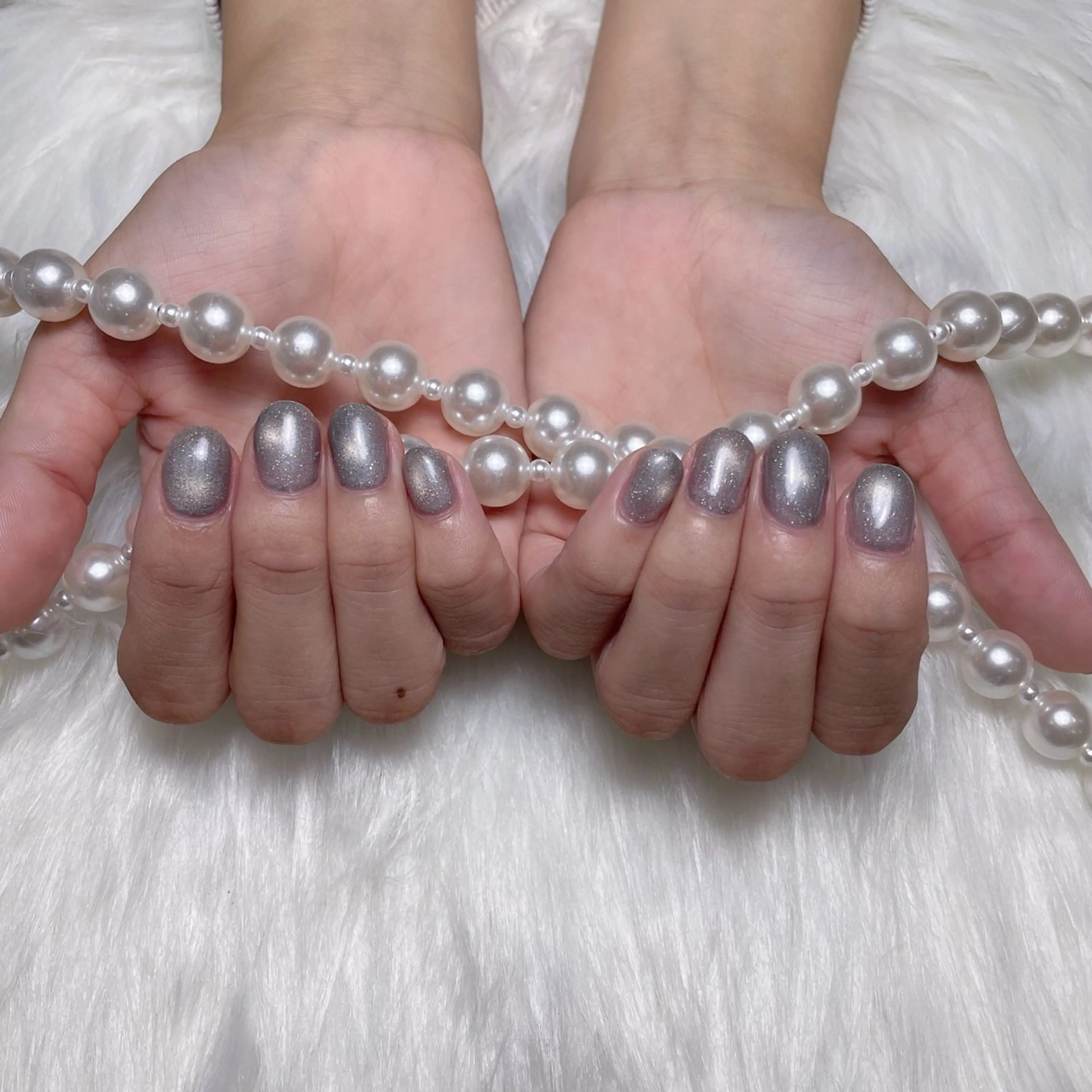 ネイル マグネットネイル マグネットワンカラー ワンカラーネイル M2 beauty Hoshinaのネイルデザイン