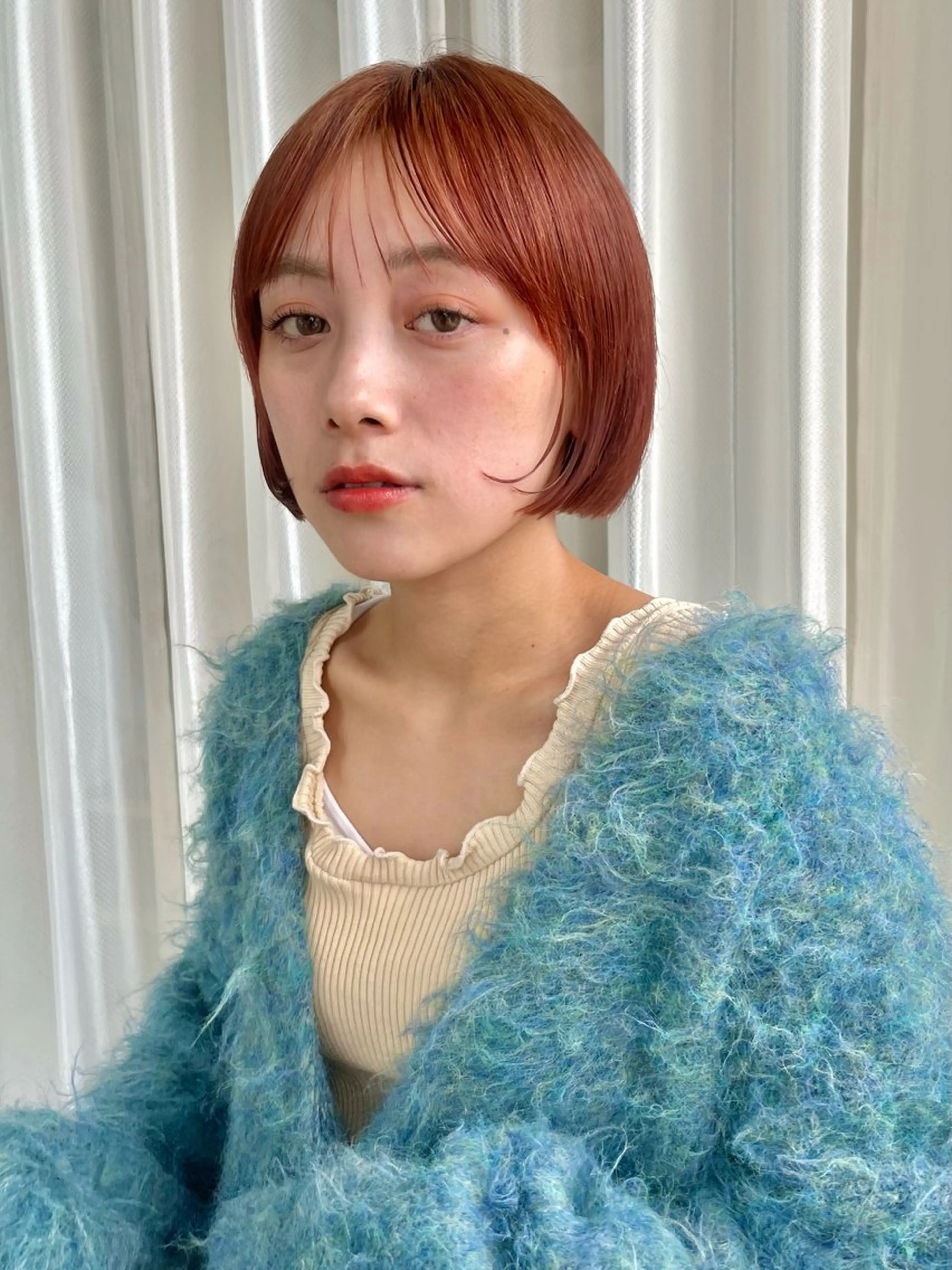 ショート オレンジブラウン December/ jingumae所属・【カットモデル募集】 yuzuのヘアスタイル