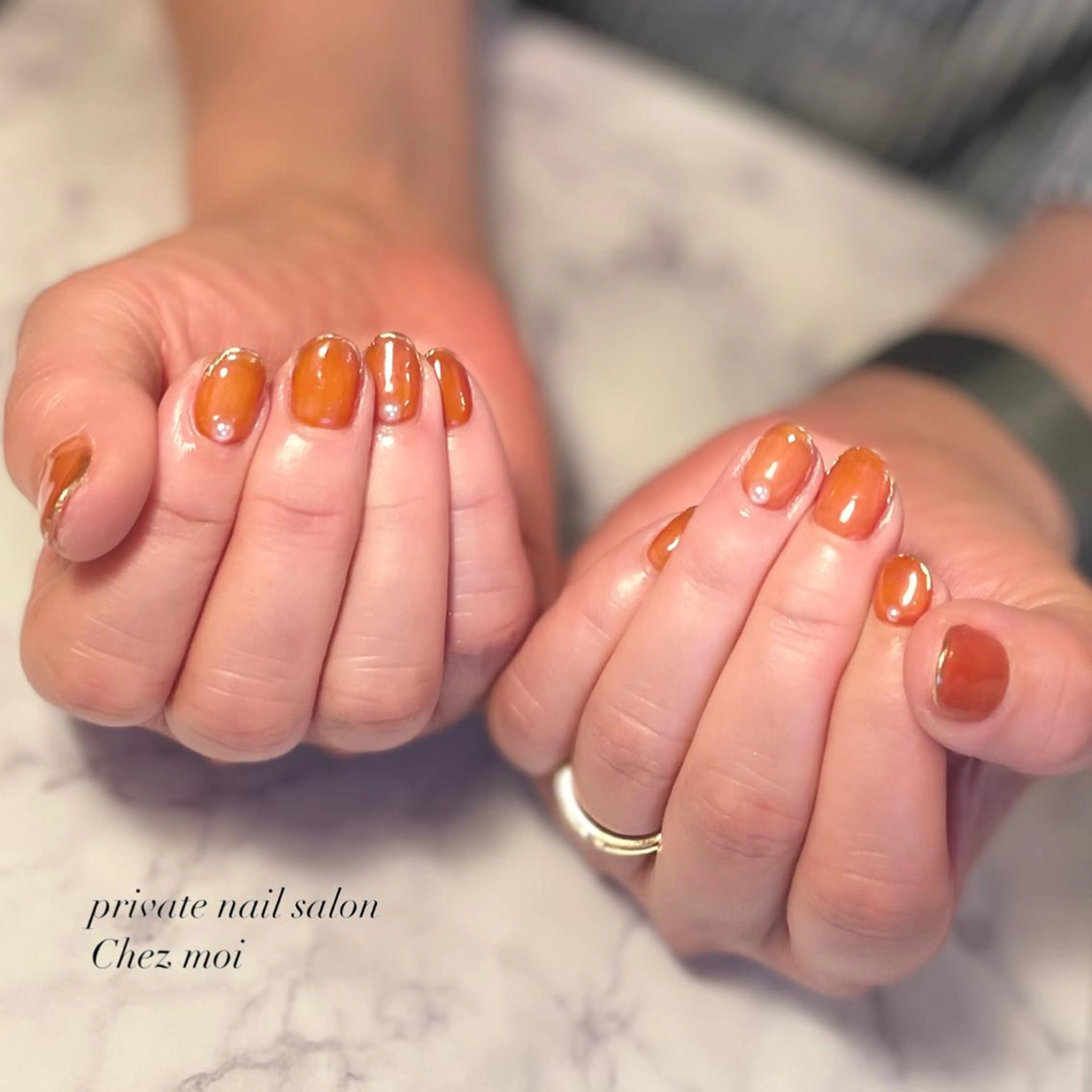 ネイル ミラーネイル ワンカラーネイル KOMINE TOMOKOのネイルデザイン