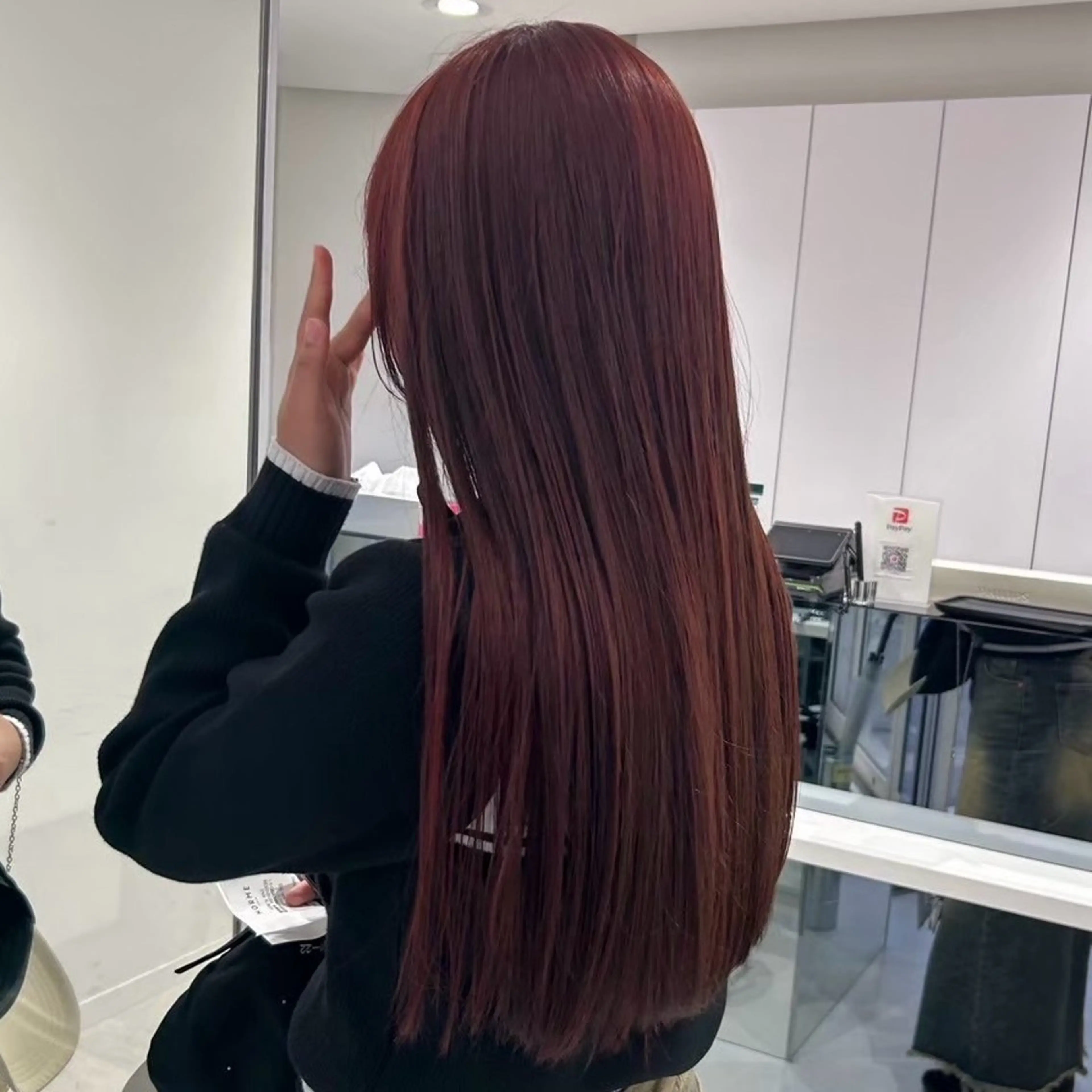 ロング ヘアカラー トリートメント 艶感カラー/ senri.のヘアスタイル