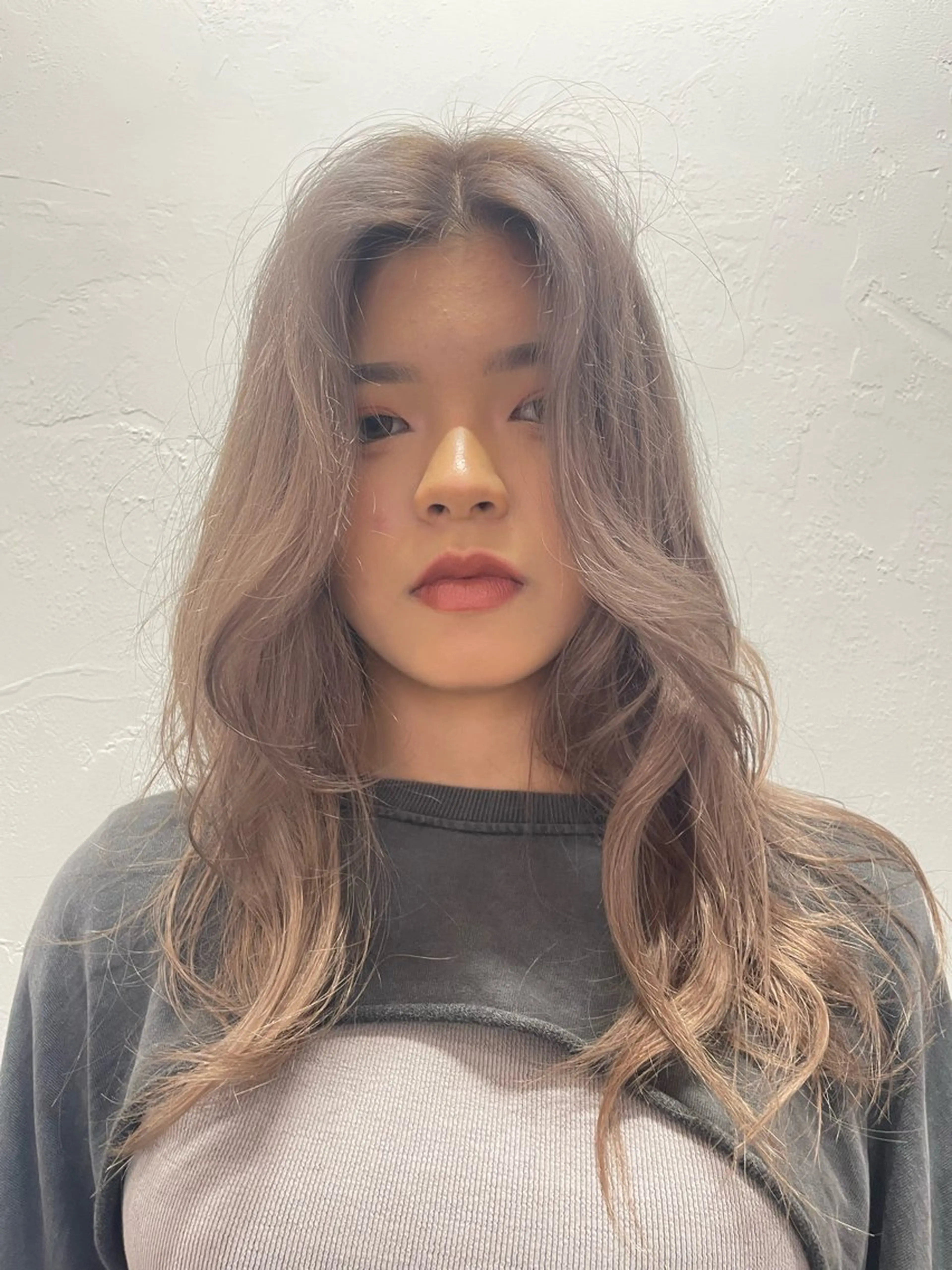 ロング カラー ヘアカラー トリートメント ケアパーマ/ケアブリ ーチdaisukeのヘアスタイル