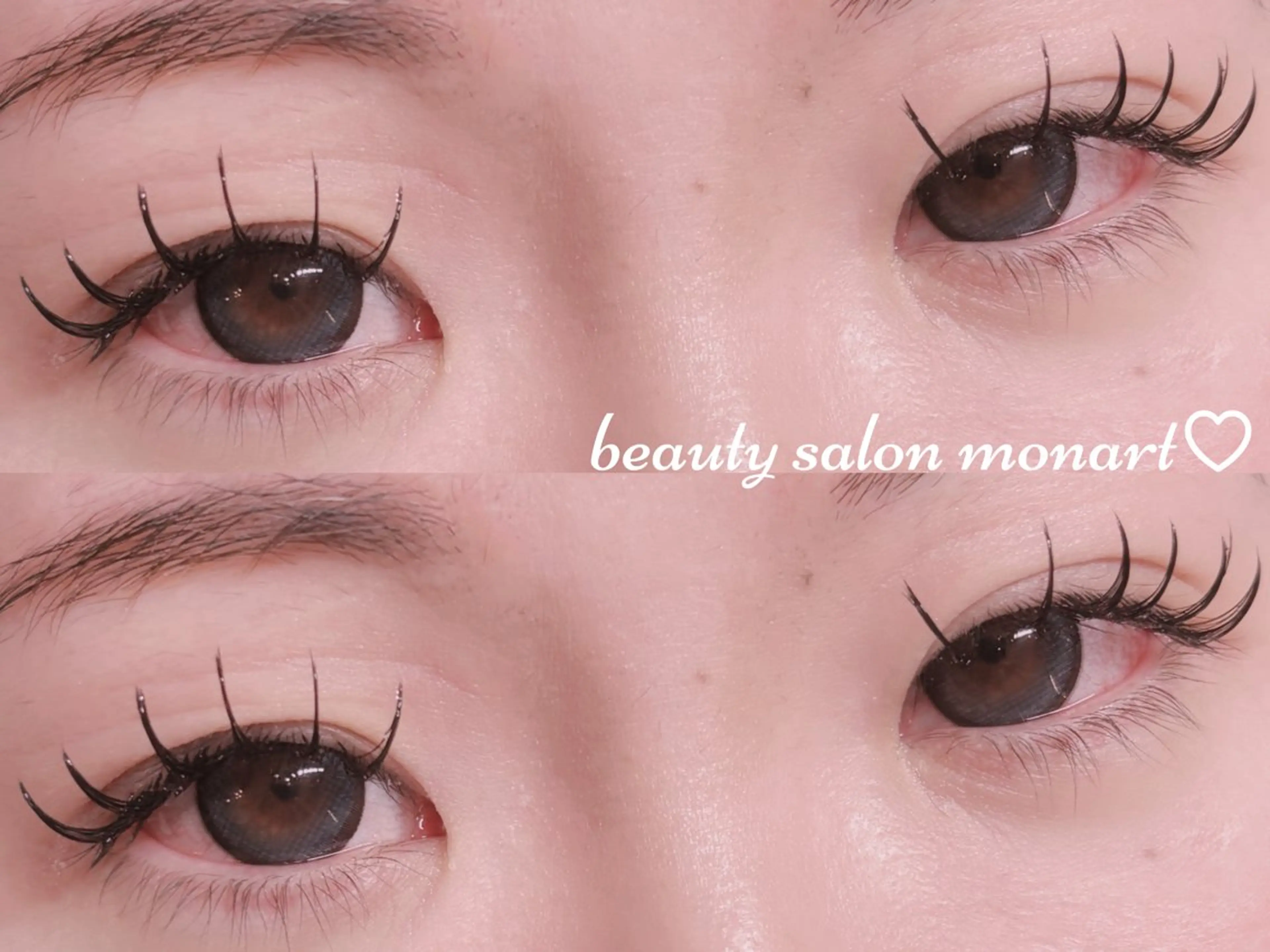 マツエク・マツパ マツエク monart kurehaのマツエク・マツパデザイン