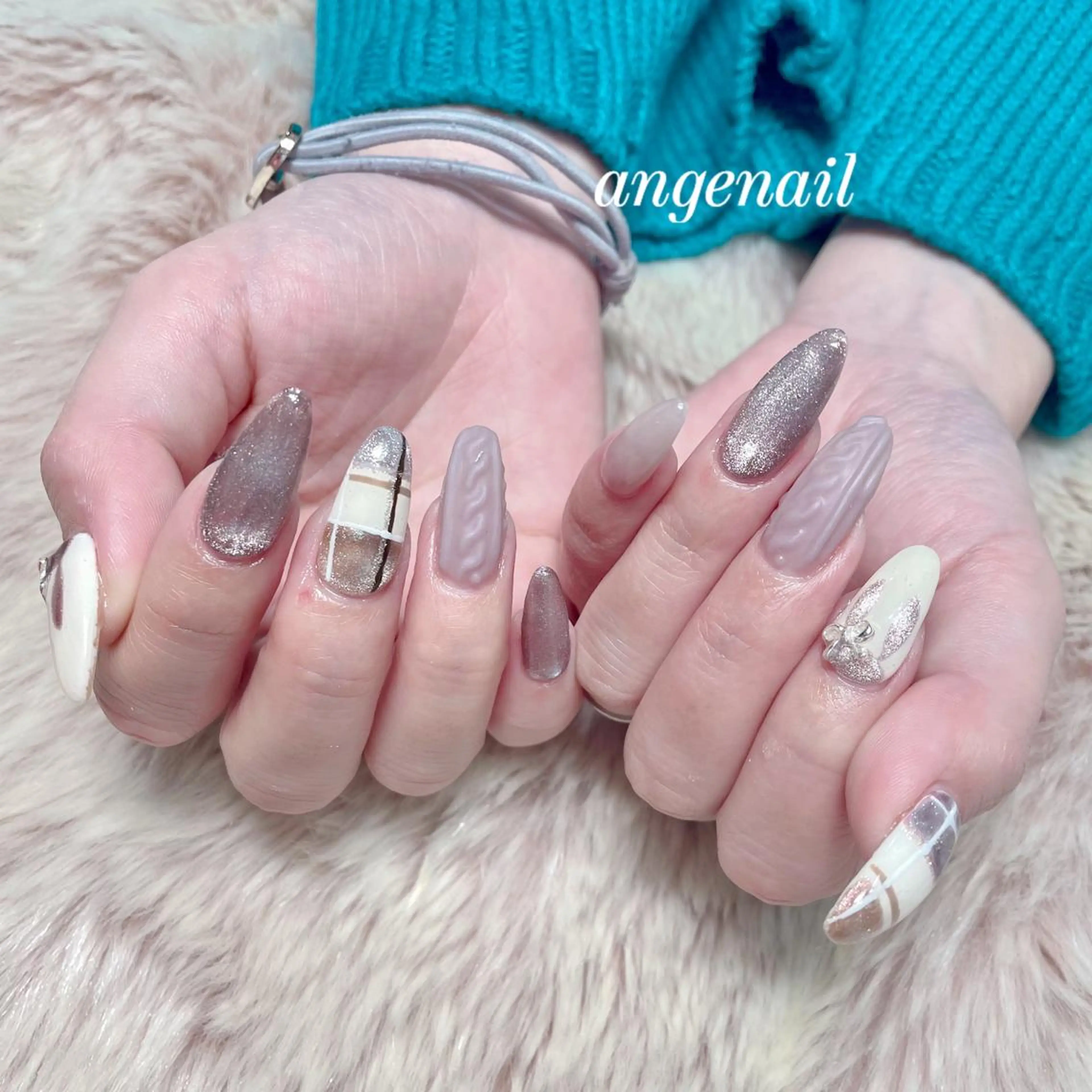 ネイル ハンドネイル オーナーネイリスト MAKIのネイルデザイン