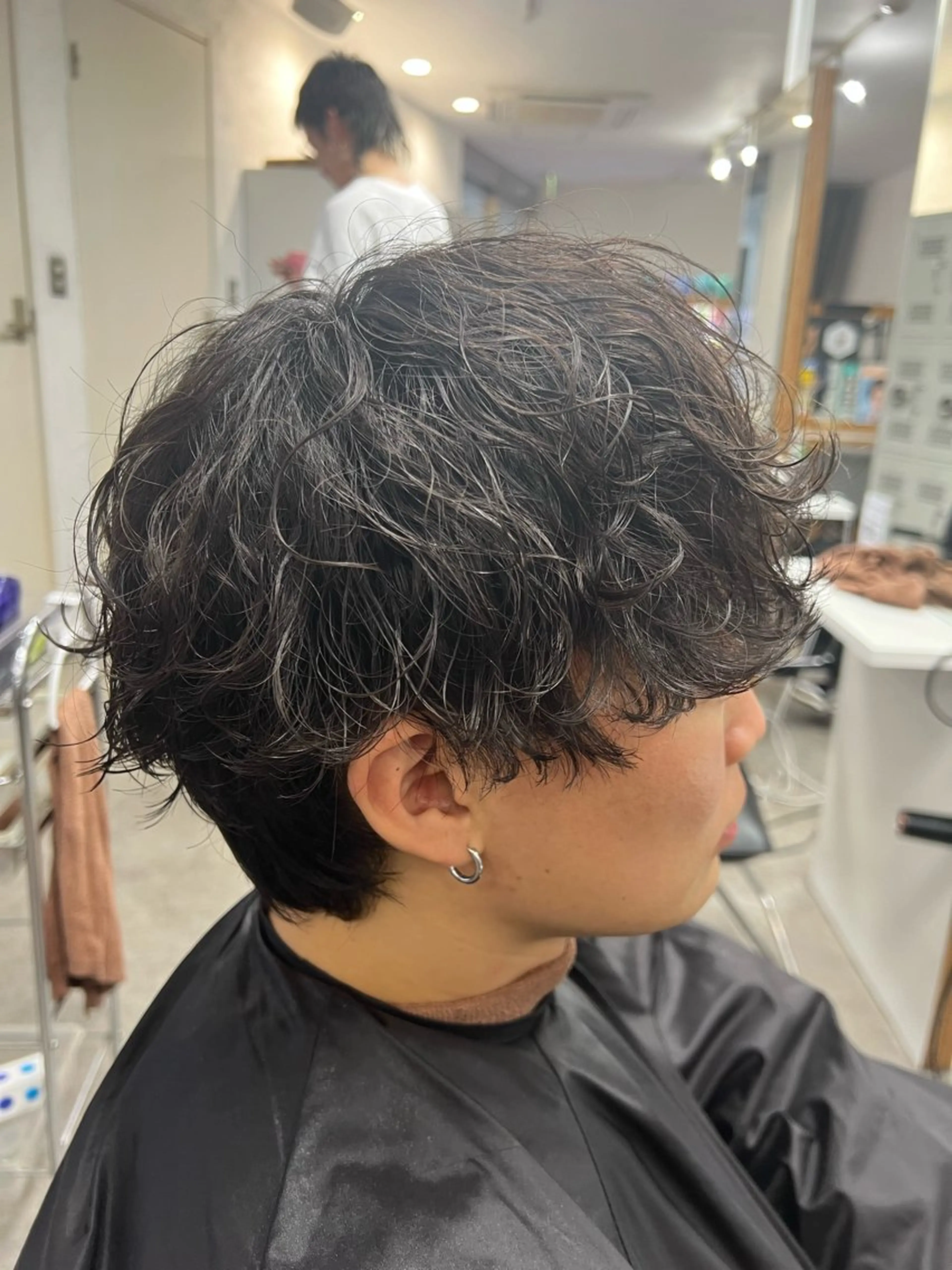 パーマ メンズ メンズパーマ パーマ 原宿 フェザーパーマ fifth イノウエのヘアスタイル