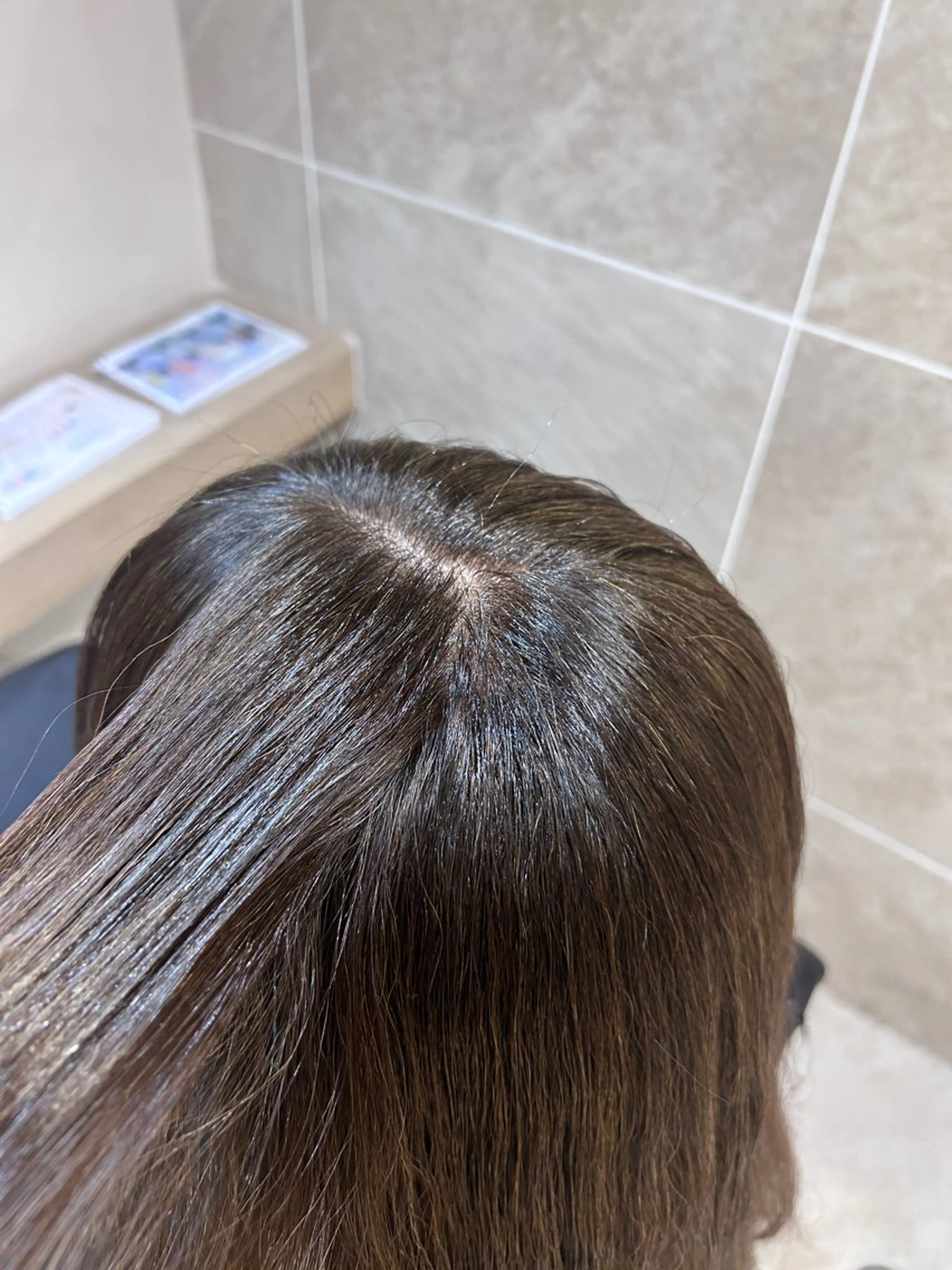 根本白髪染め+1stepトリートメント🫧の写真