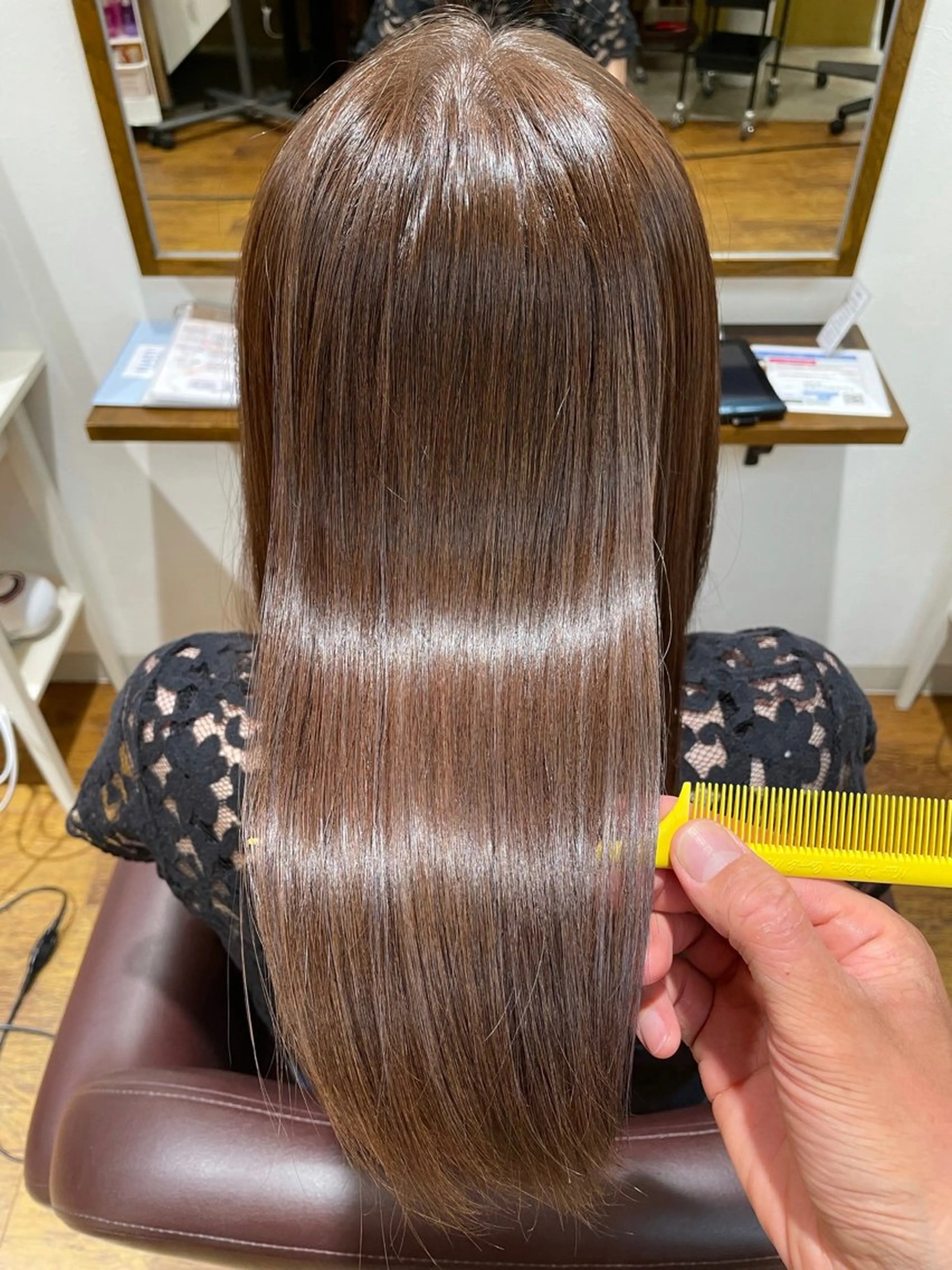 癒しヘッドスパ＋カラー＋髪質改善艶トリートメントの写真