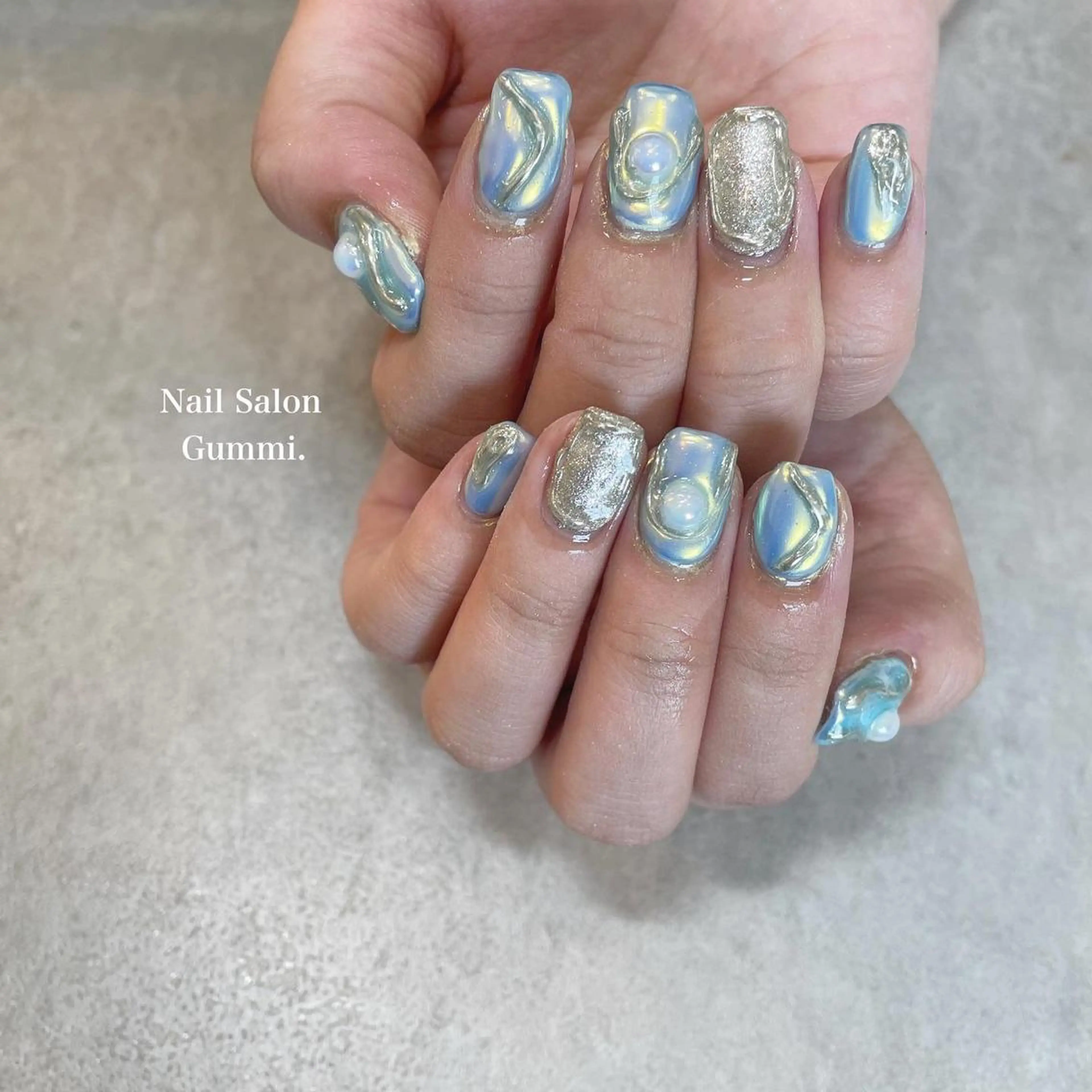 ネイル オーロラネイル Nail Salon Gummi.のネイルデザイン