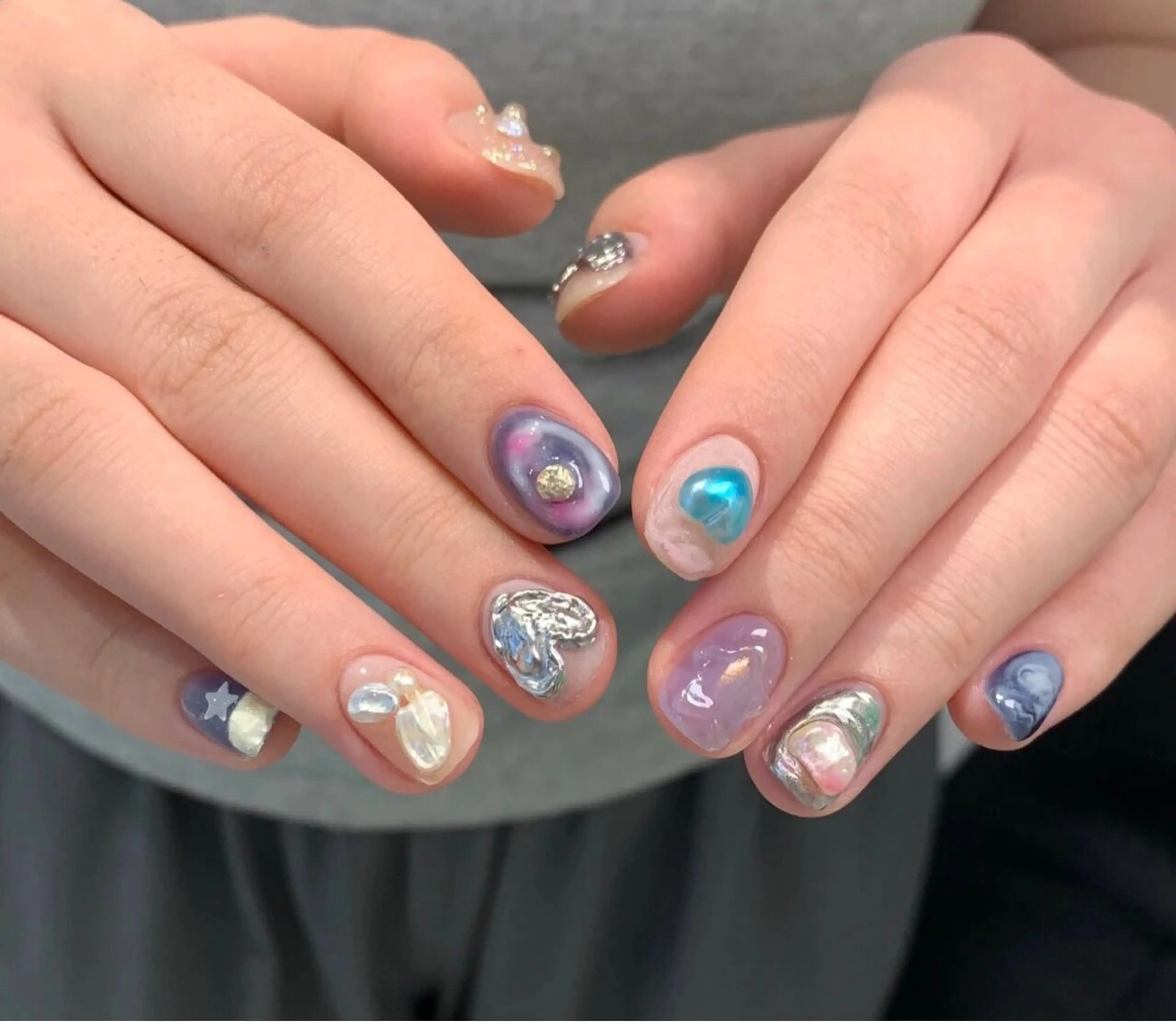 ネイル ニュアンスネイル enju0422所属・谷口 雪のネイルデザイン