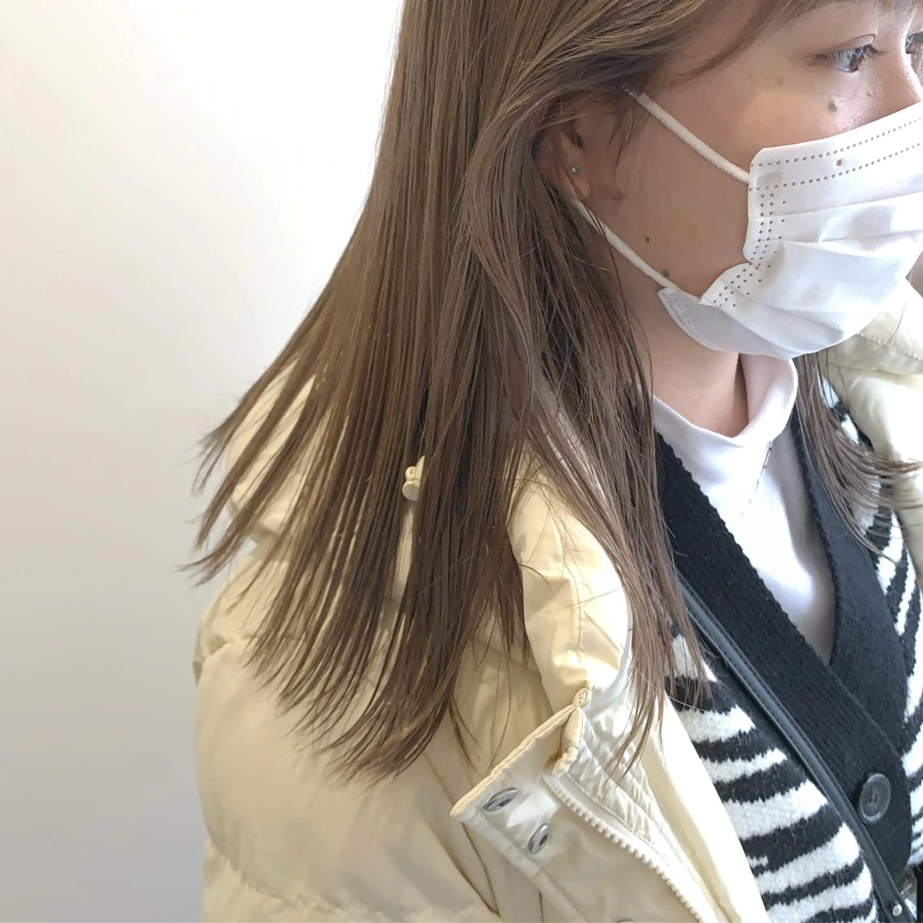 カラー ベージュカラー ヘアカラー MARU レイヤー/パーマのヘアスタイル