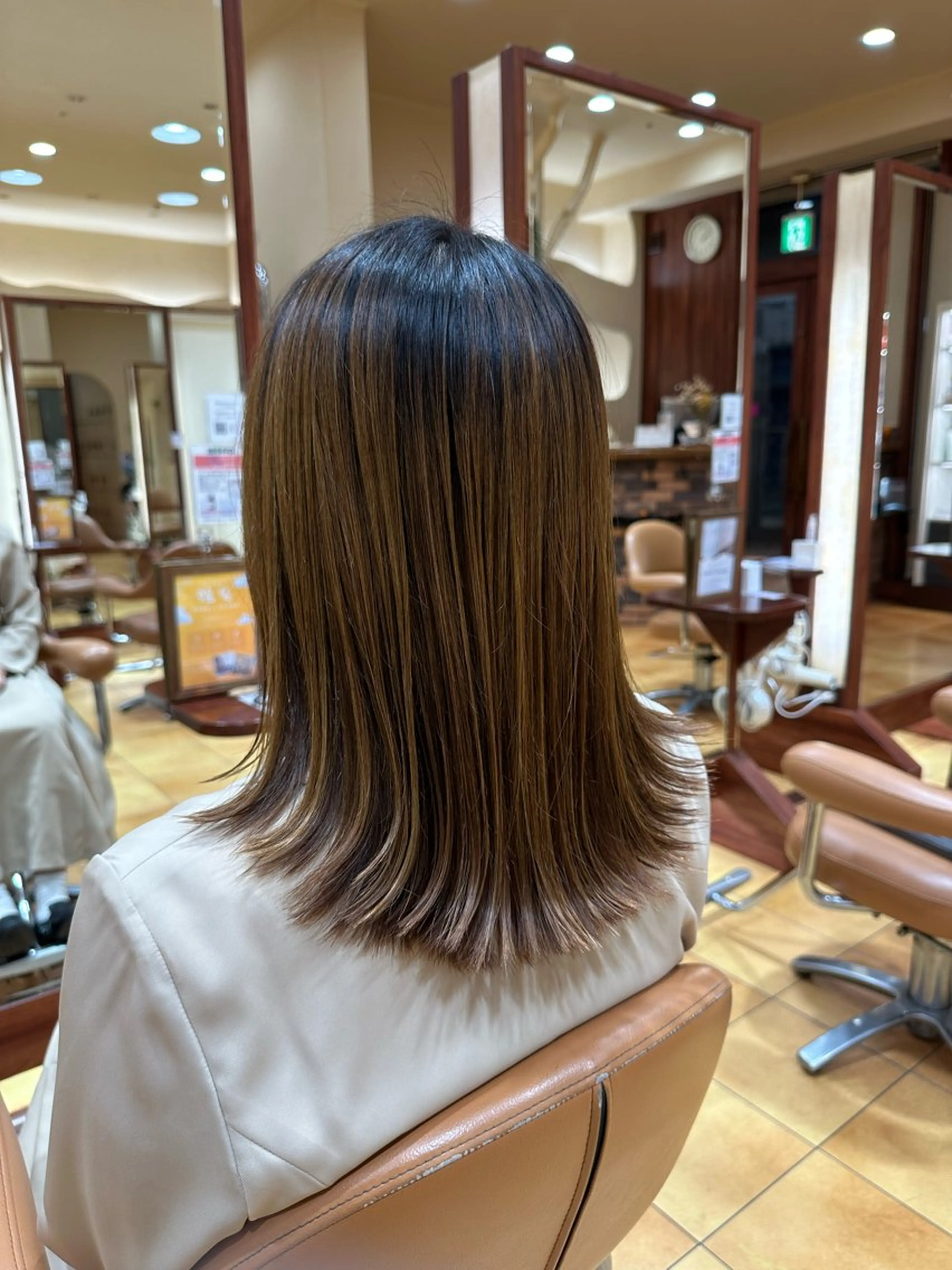 セミロング 小顔ボブ/お悩み解決 /ボブパーマ/とういのヘアスタイル