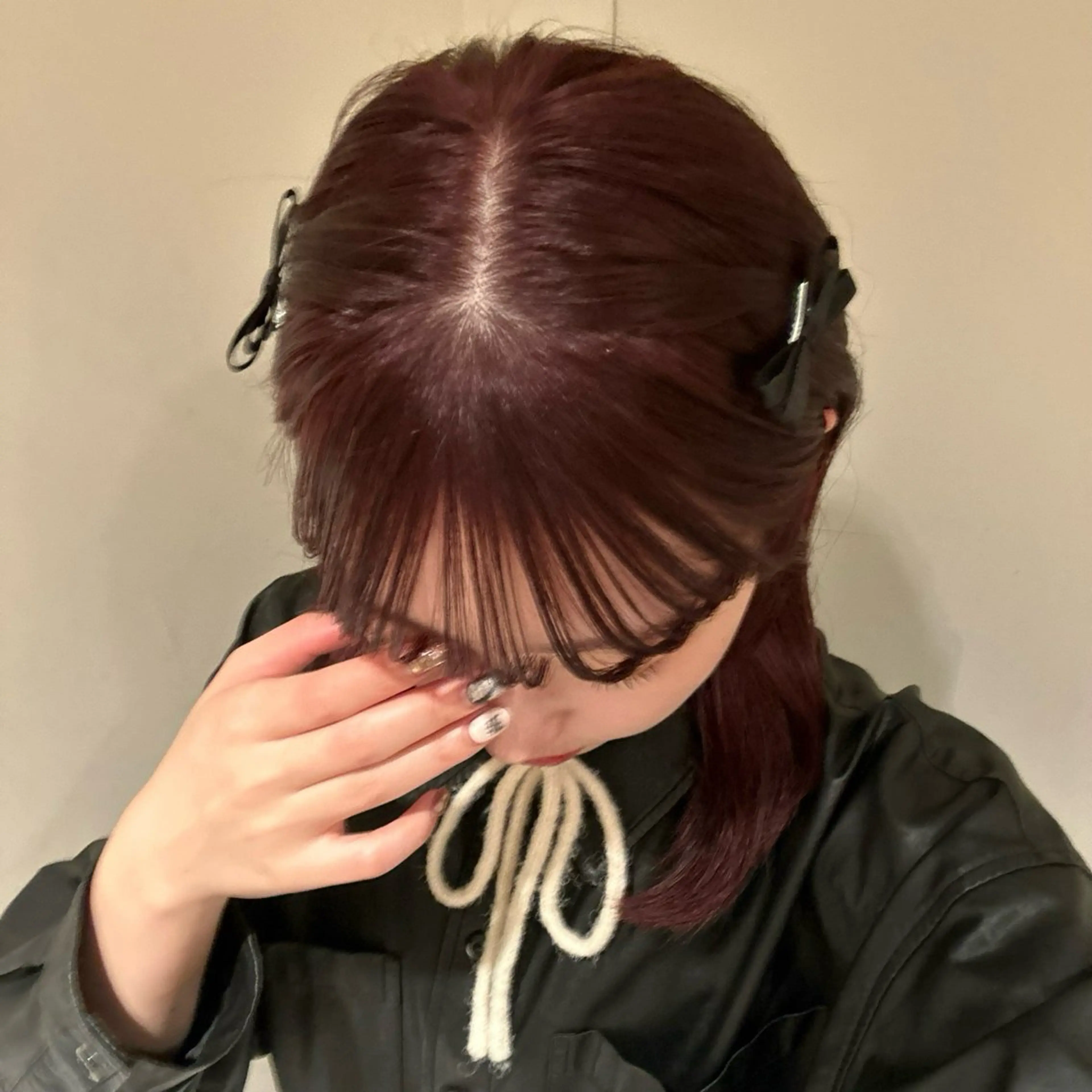 セミロング ピンクブラウン カット ヘアカラー トリートメント ヘアセット 🌸透明感/レイヤー / 栗林 彩🌸のヘアスタイル