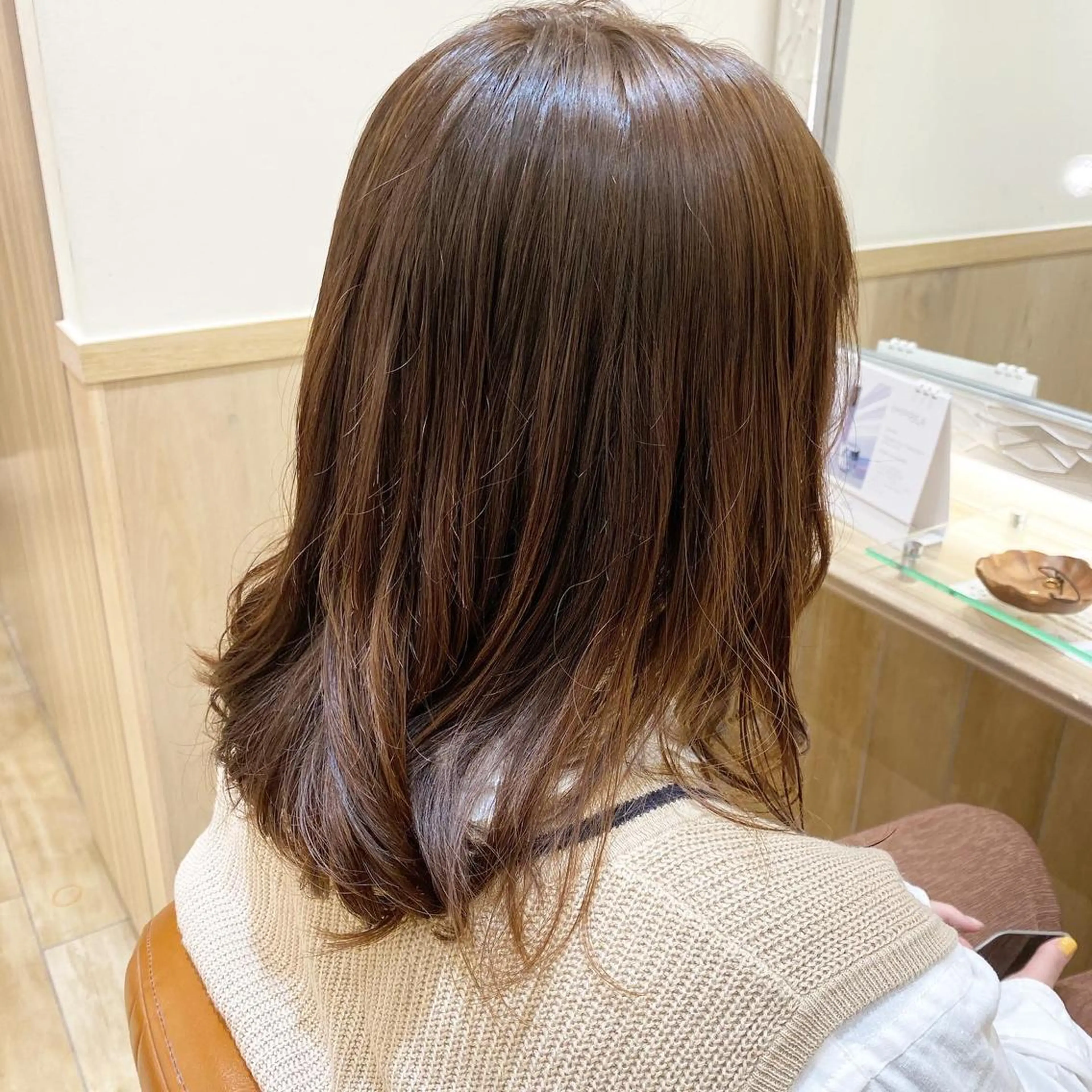 ミディアム 新宿メンズパーマ ヨモギダのヘアスタイル