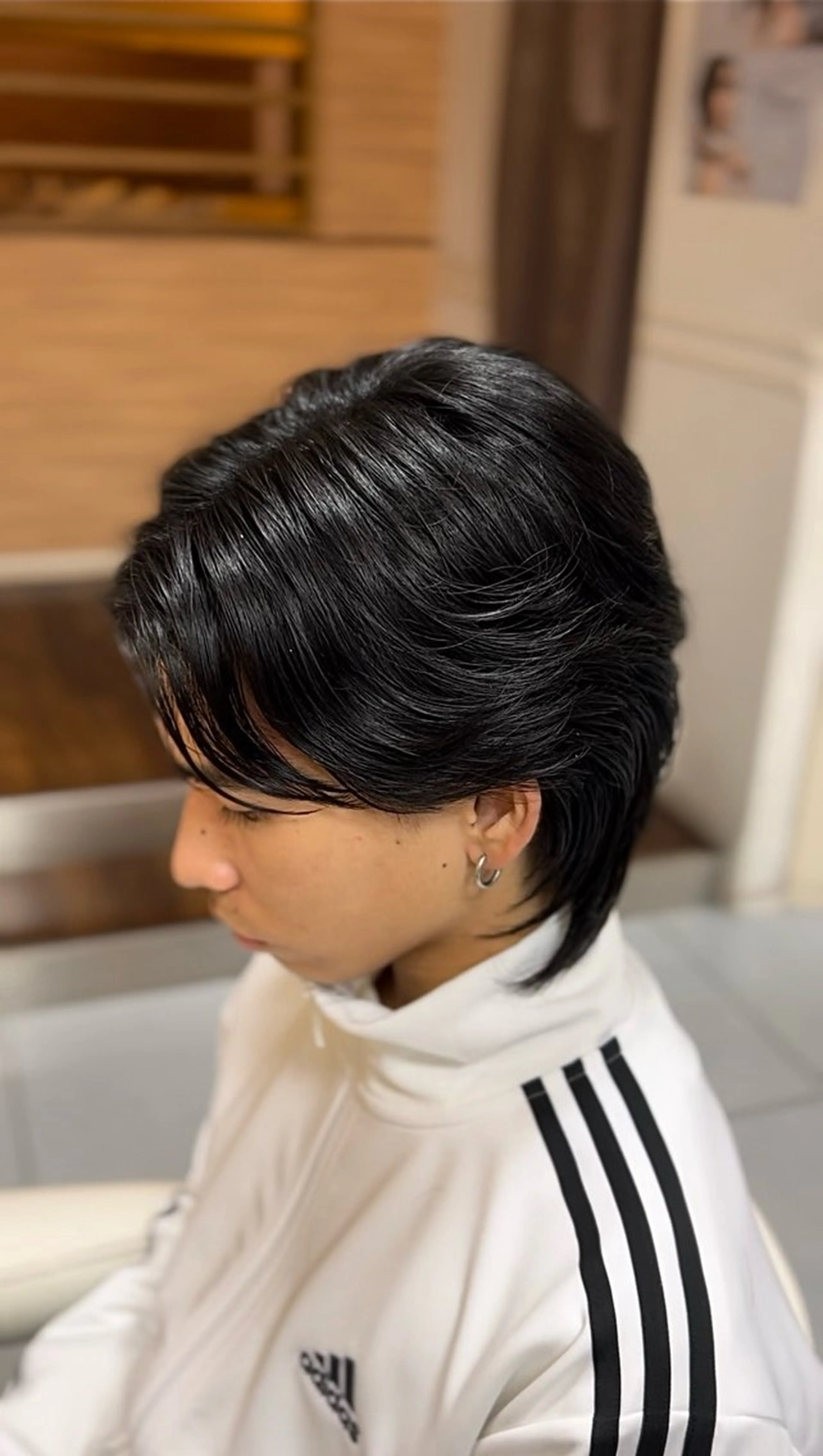 ショート パーマ メンズ センターパート カルマパーマ メンズ韓国風 韓国マッシュ マッシュ カット パーマ トリートメント 🔮メンズ縮毛矯正 毛流れパーマ💎竹永のヘアスタイル