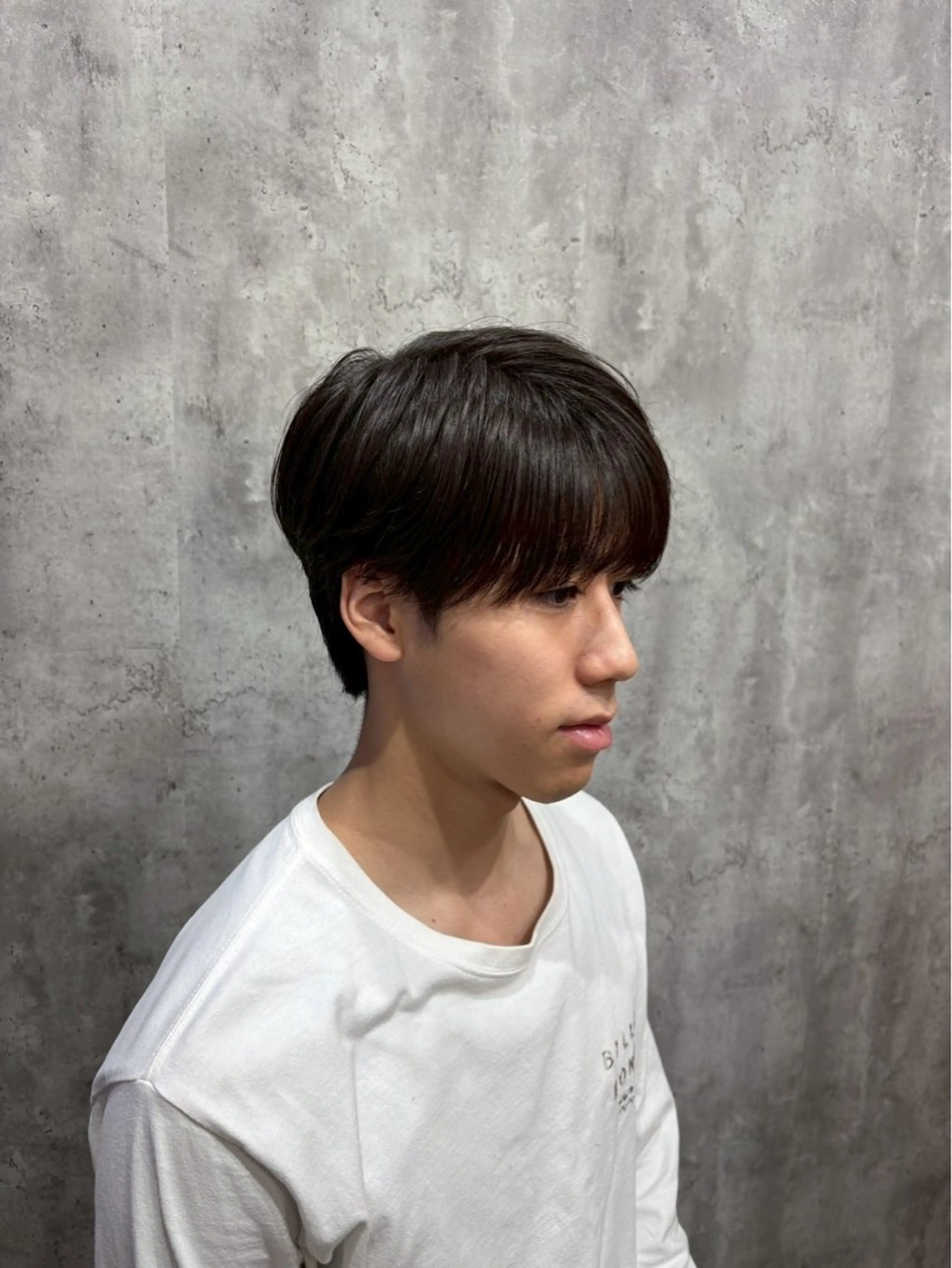 ミディアム メンズ ヘアセット 🇰🇷メンズサロン DIO金井蒔士のヘアスタイル