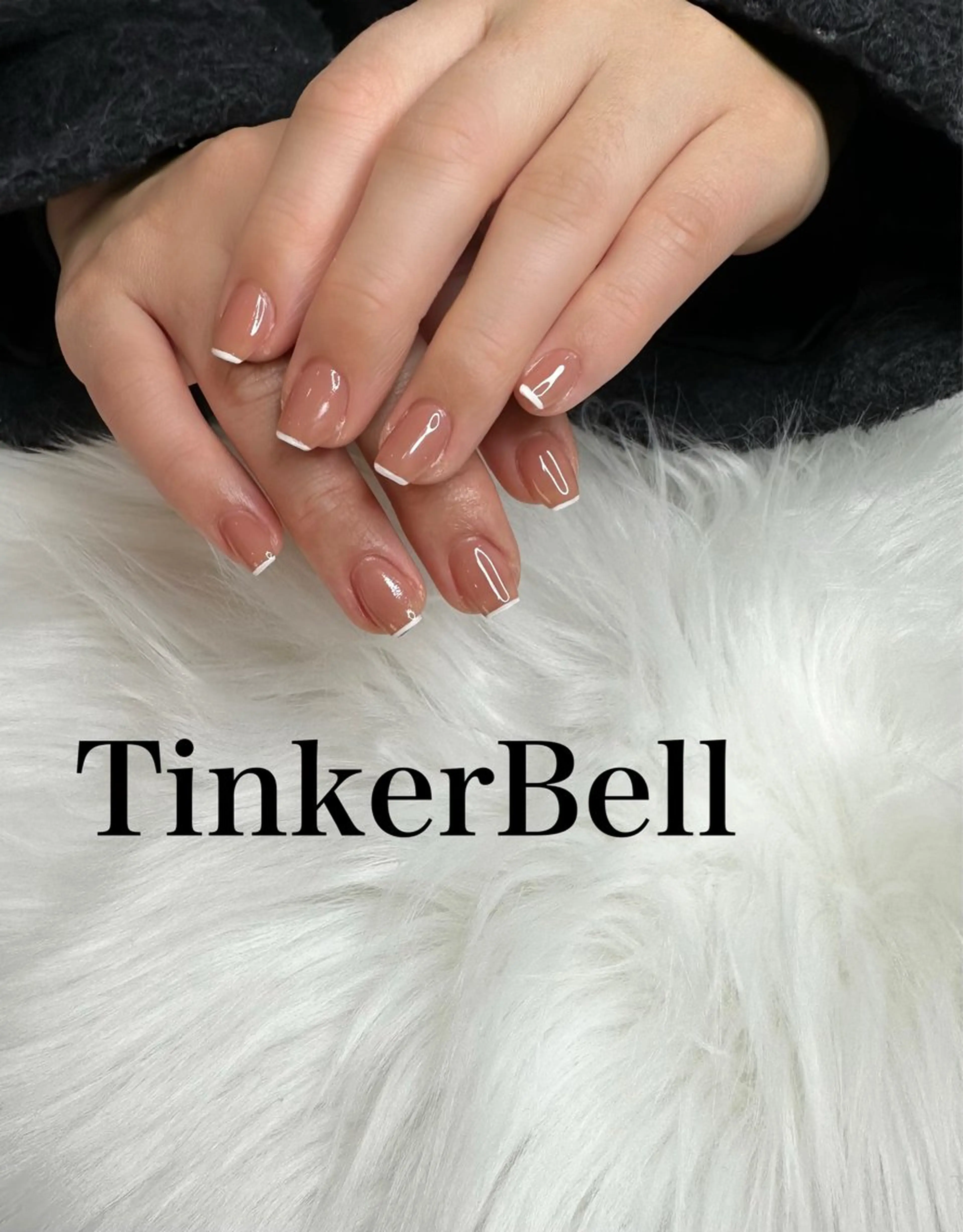 ネイル ワンカラーネイル ハンドネイル Tinker Bellのネイルデザイン