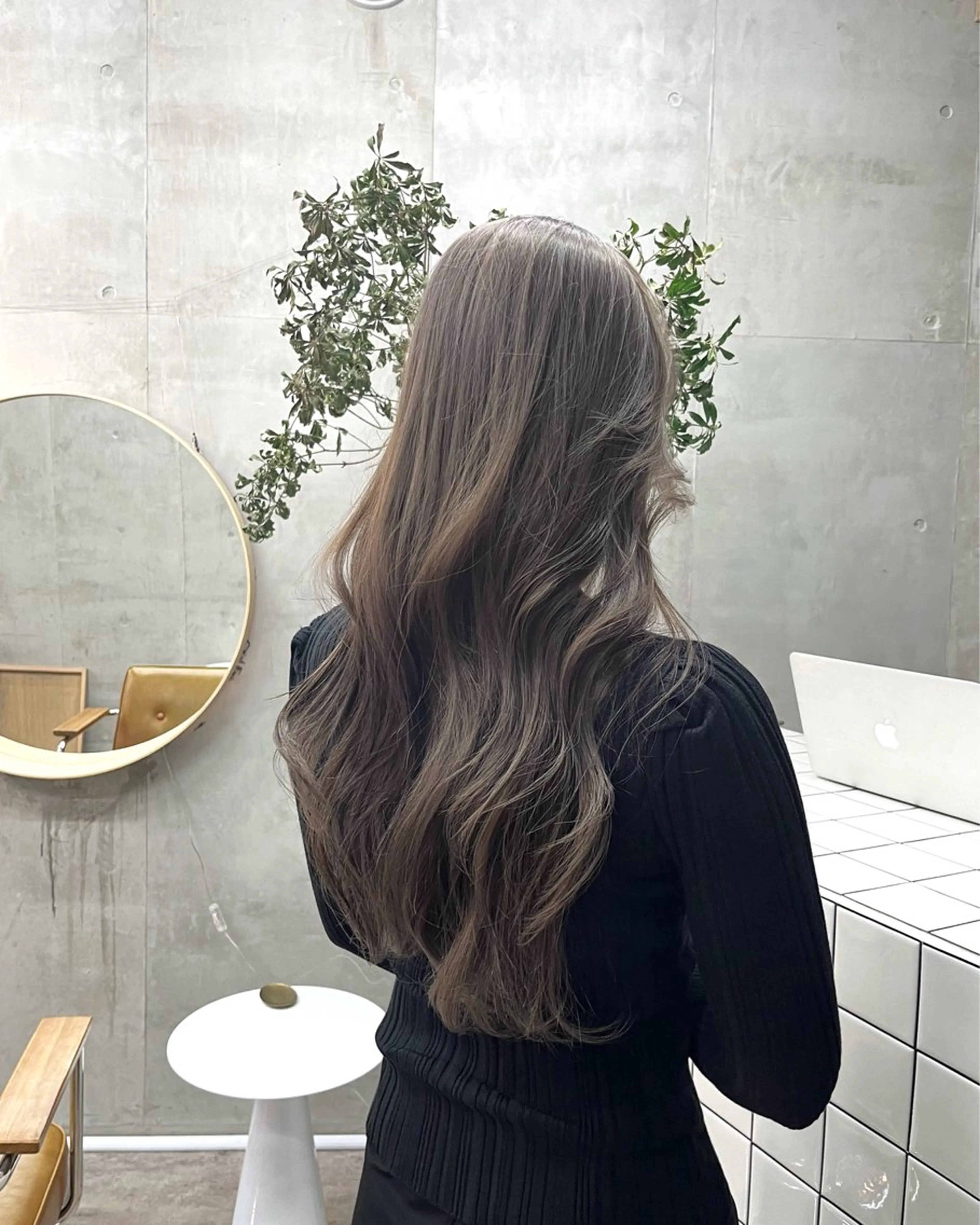 ロング ヘアカラー SALT WATER所属・🫐 𝐌𝐚𝐨 🫐似合わせcutのヘアスタイル