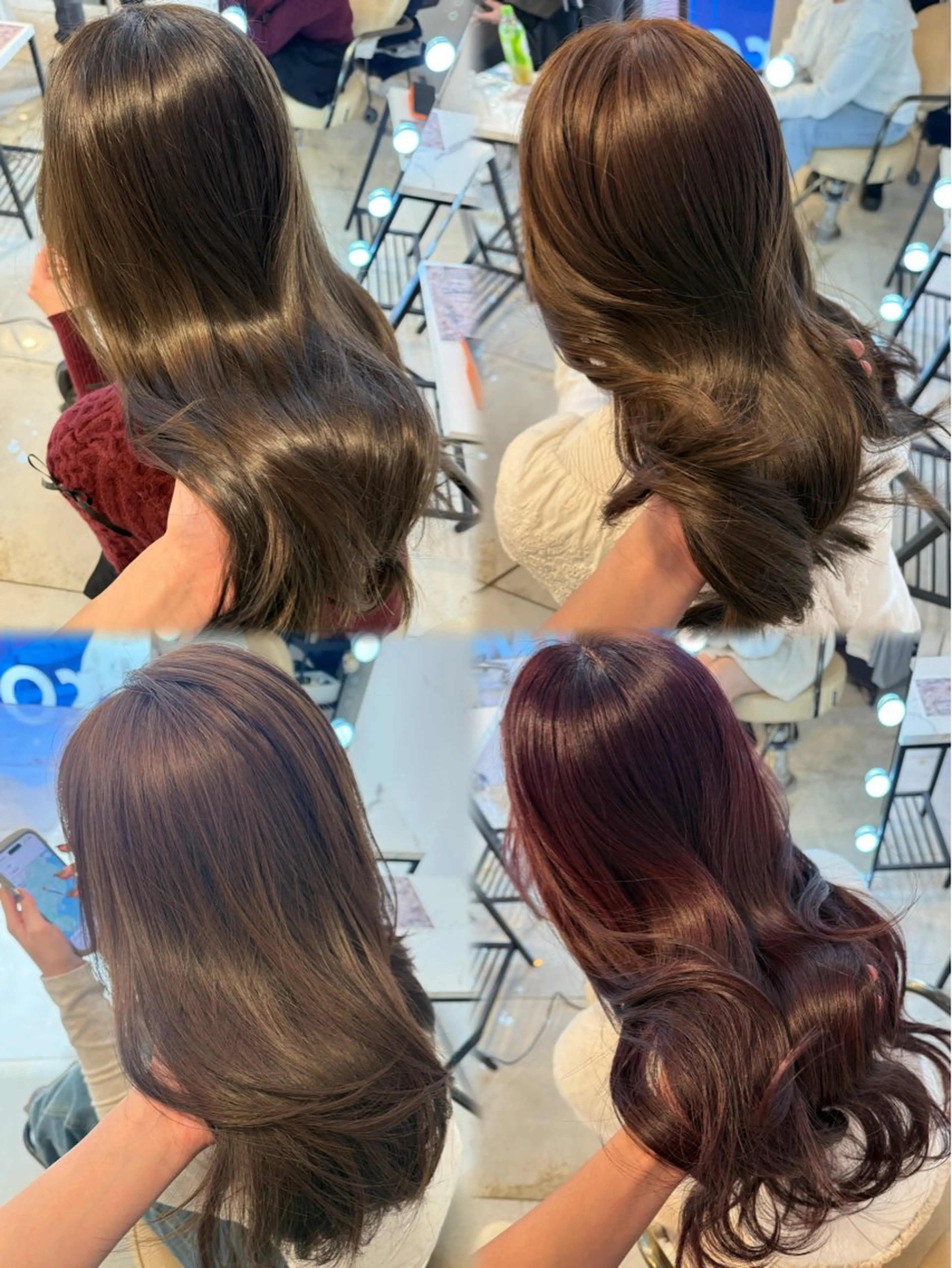 カラー AI／原宿／ ワンカラーのヘアスタイル