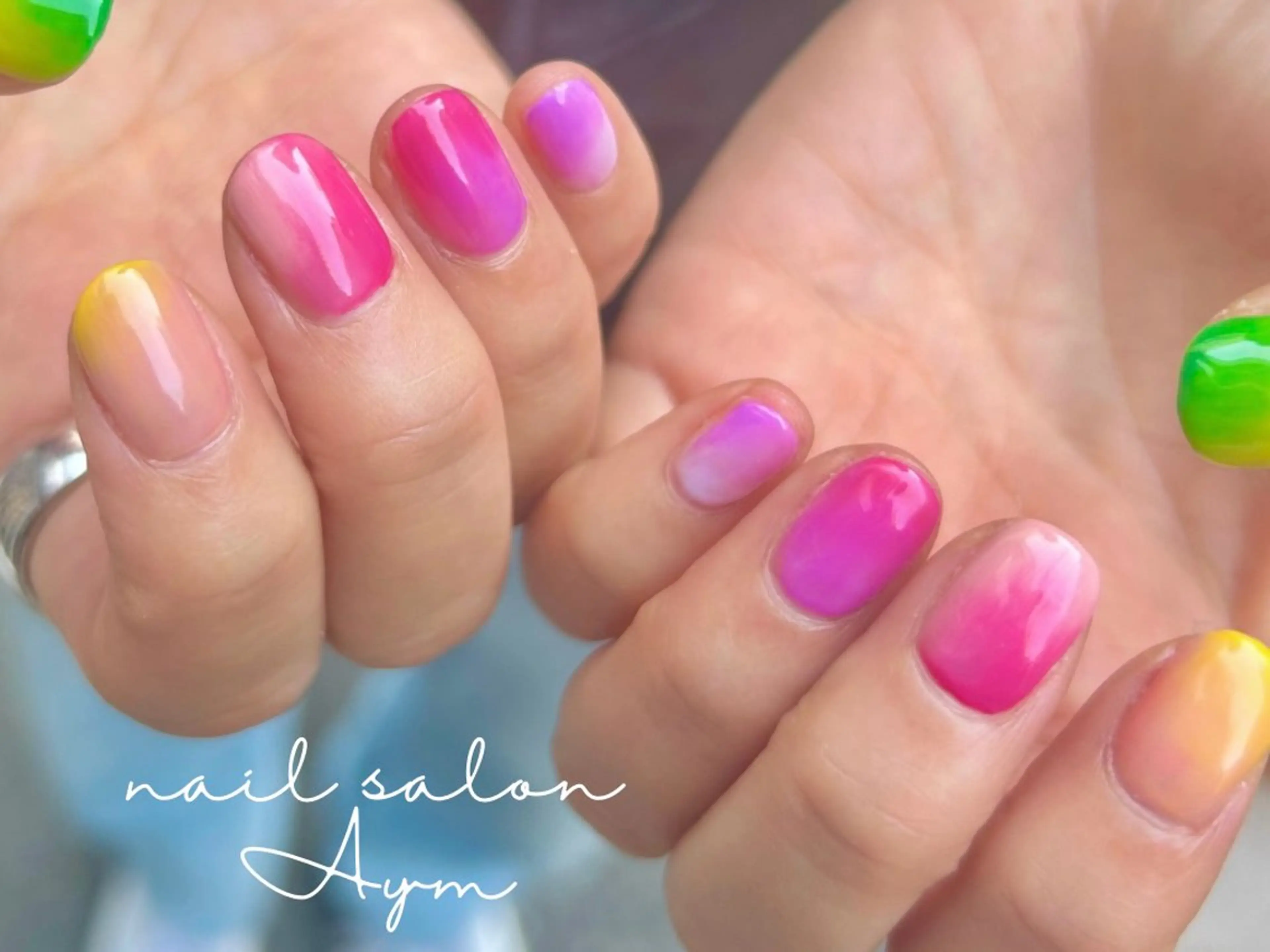 ネイル 持ち込み nail salon Aymのネイルデザイン