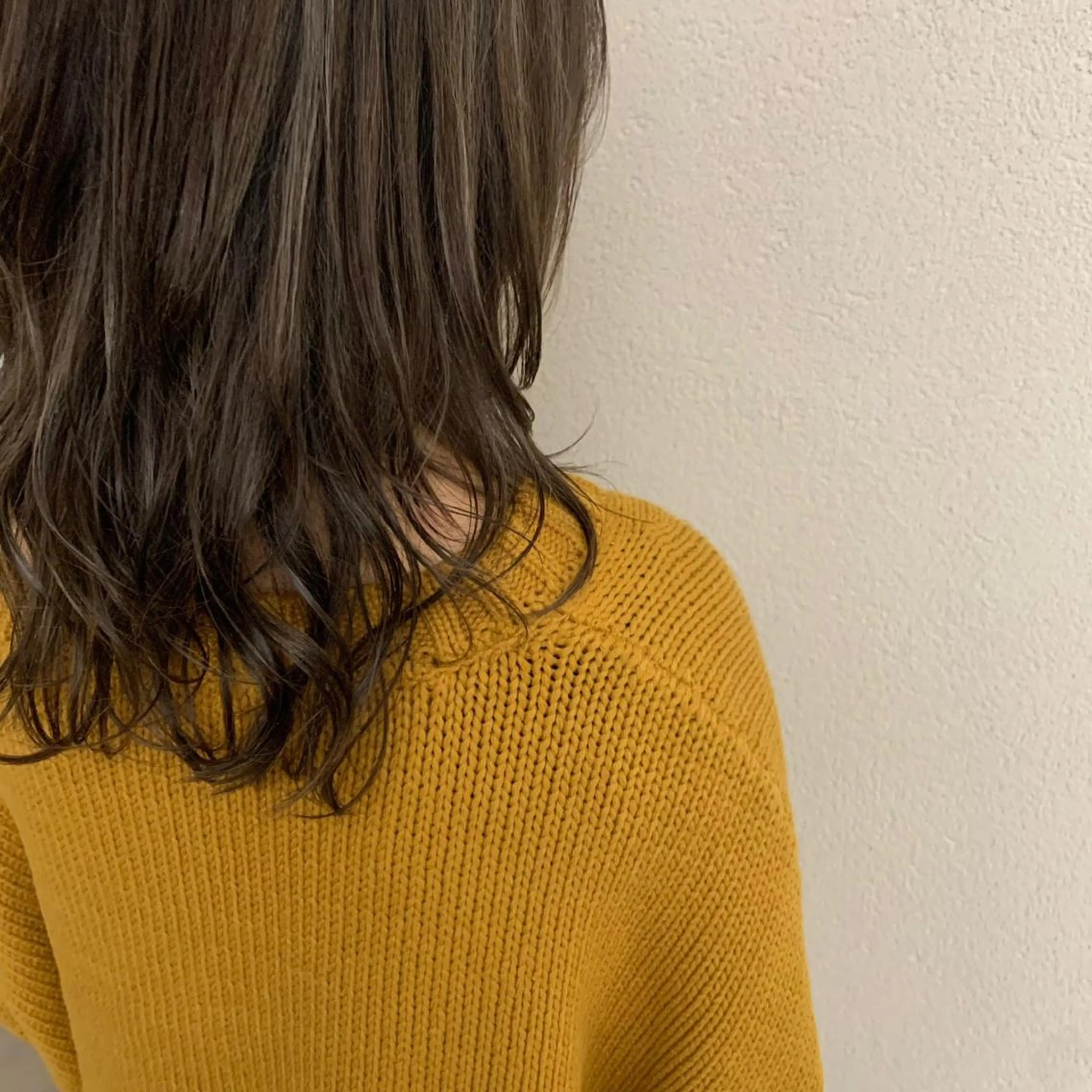 セミロング カラー レイヤー×顔周 り×髪質改善/MIUのヘアスタイル