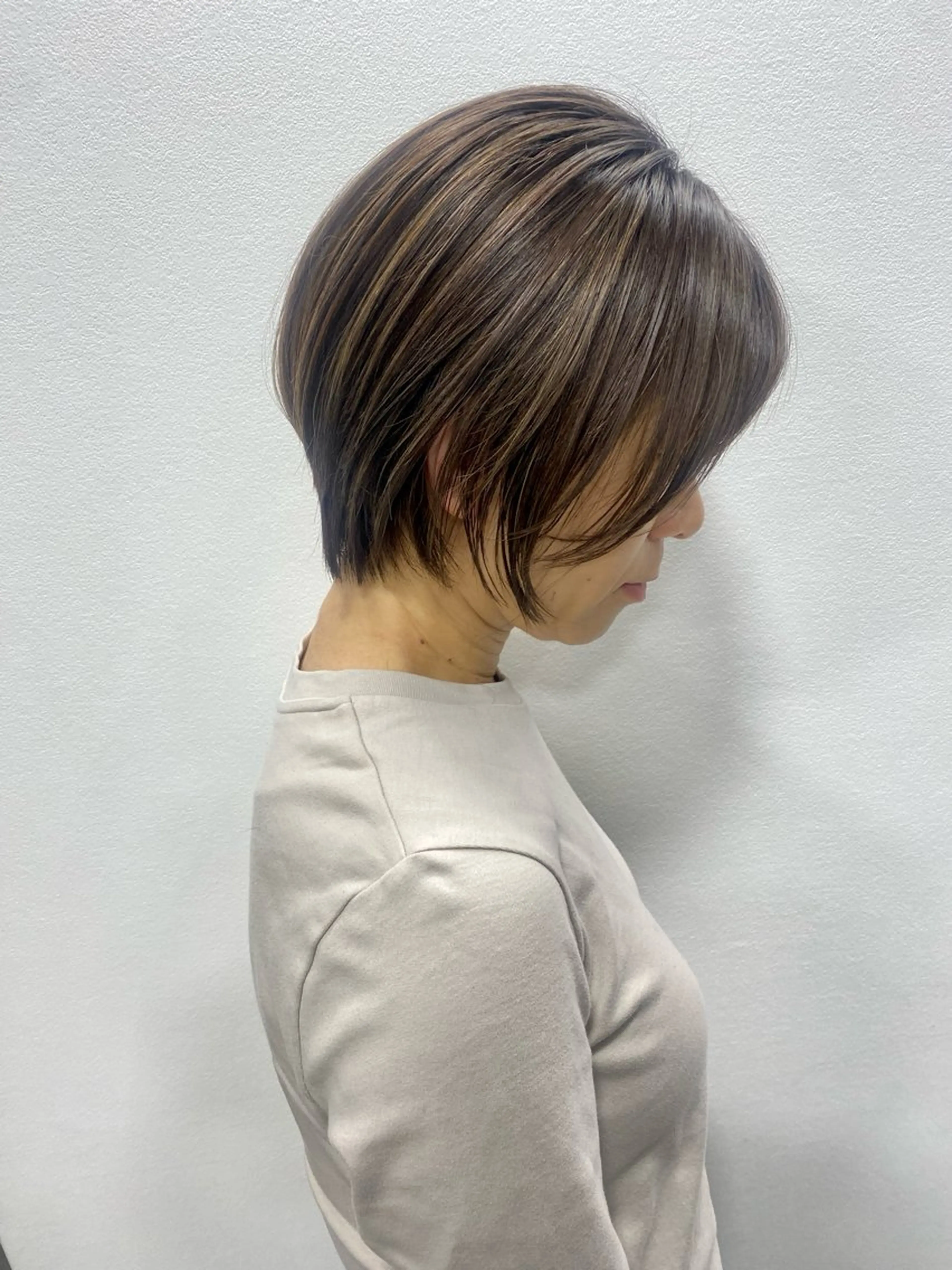 ショート カラー カット ヘアカラー トリートメント ✴︎ヒラガカナ✴︎ ECLAT HAIRのヘアスタイル