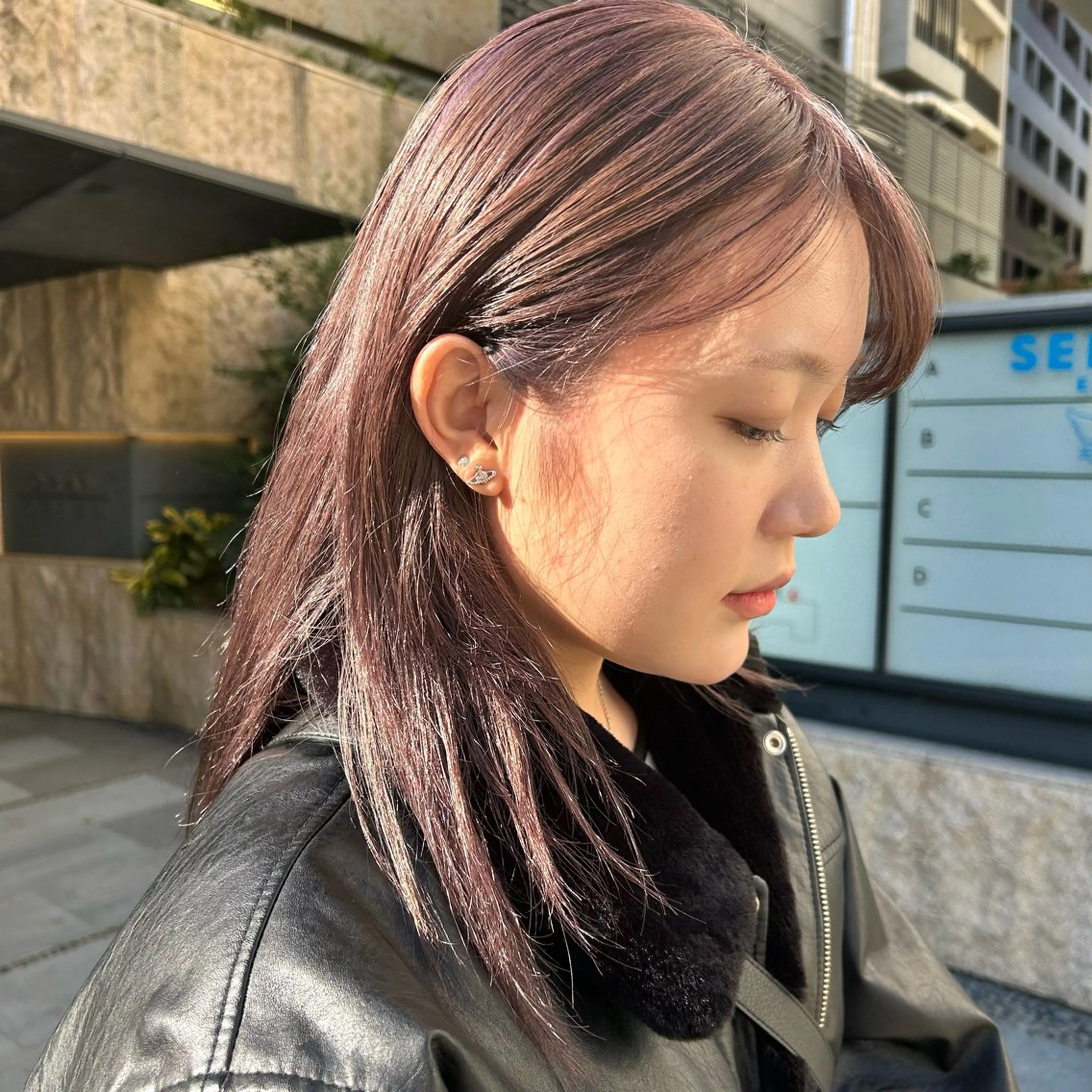 ロング カラー ブリーチ ダブルカラー パープルカラー 透明感/ダブルカラー /kazui🐈のヘアスタイル