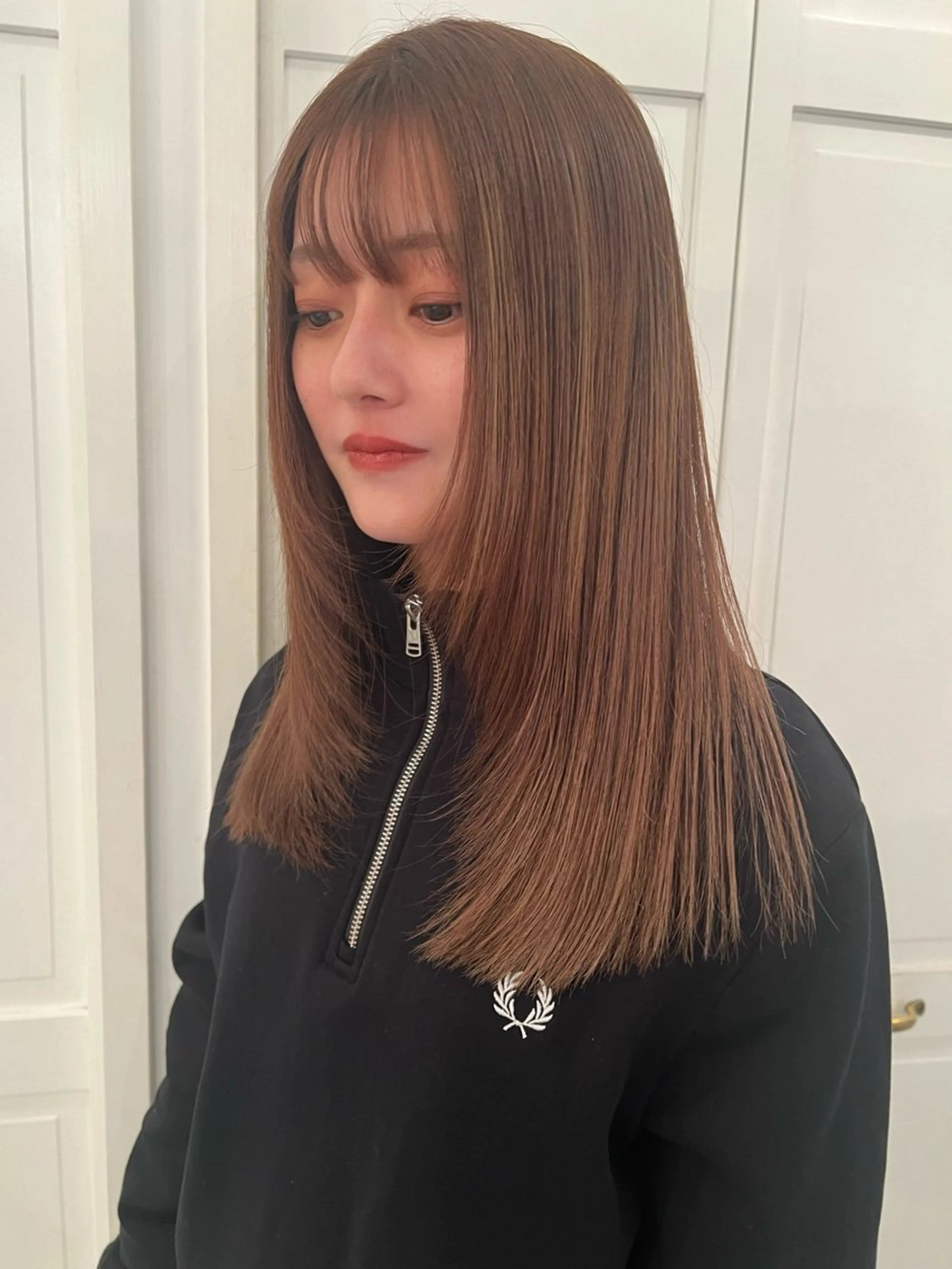 カラー カット ヘアカラー ブリーチカラー🎀 韓国風/寺門美優のヘアスタイル