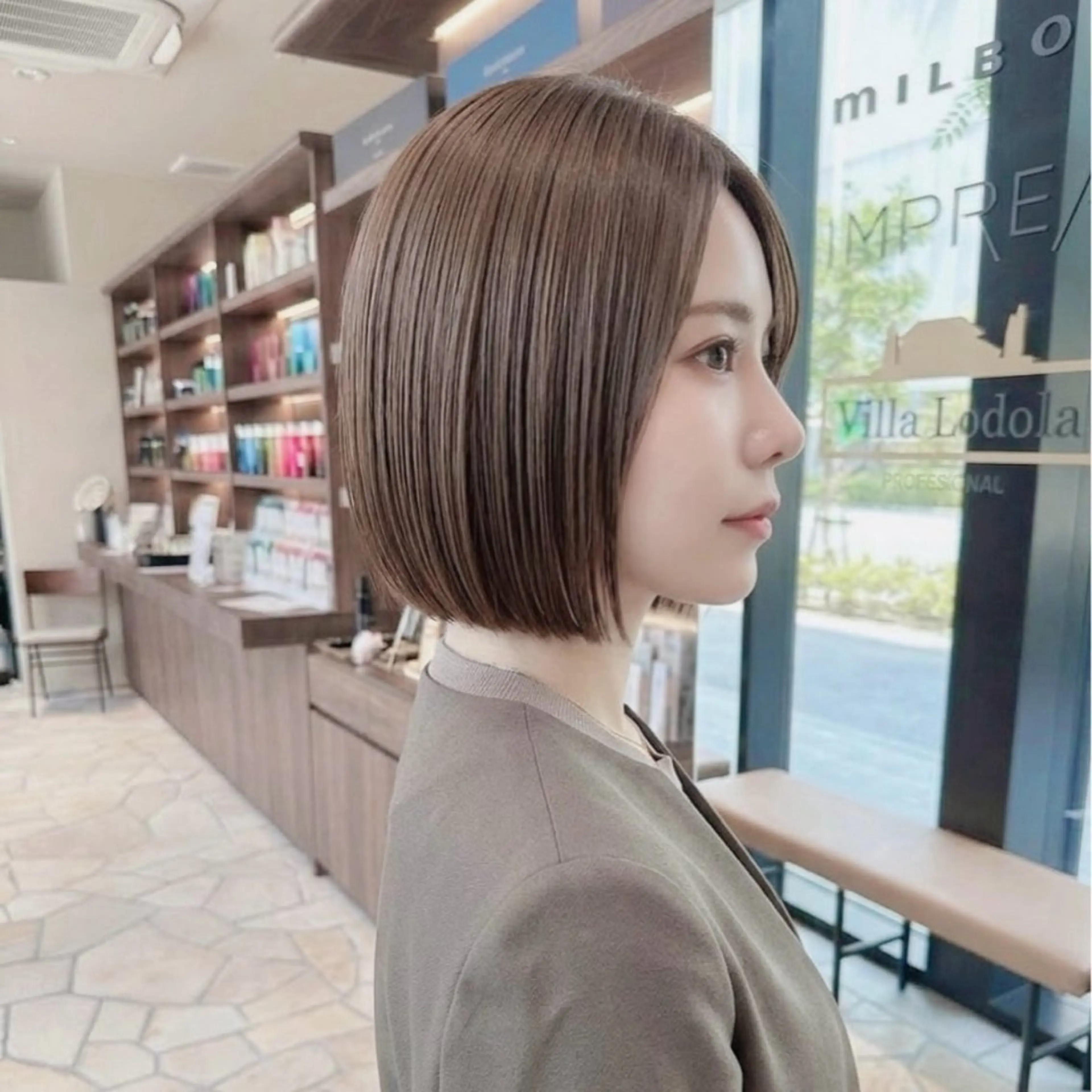 ショート GIEN Smart Salon by milbon 西宮ガーデンズ　プラス所属・吉原 星稀のヘアスタイル