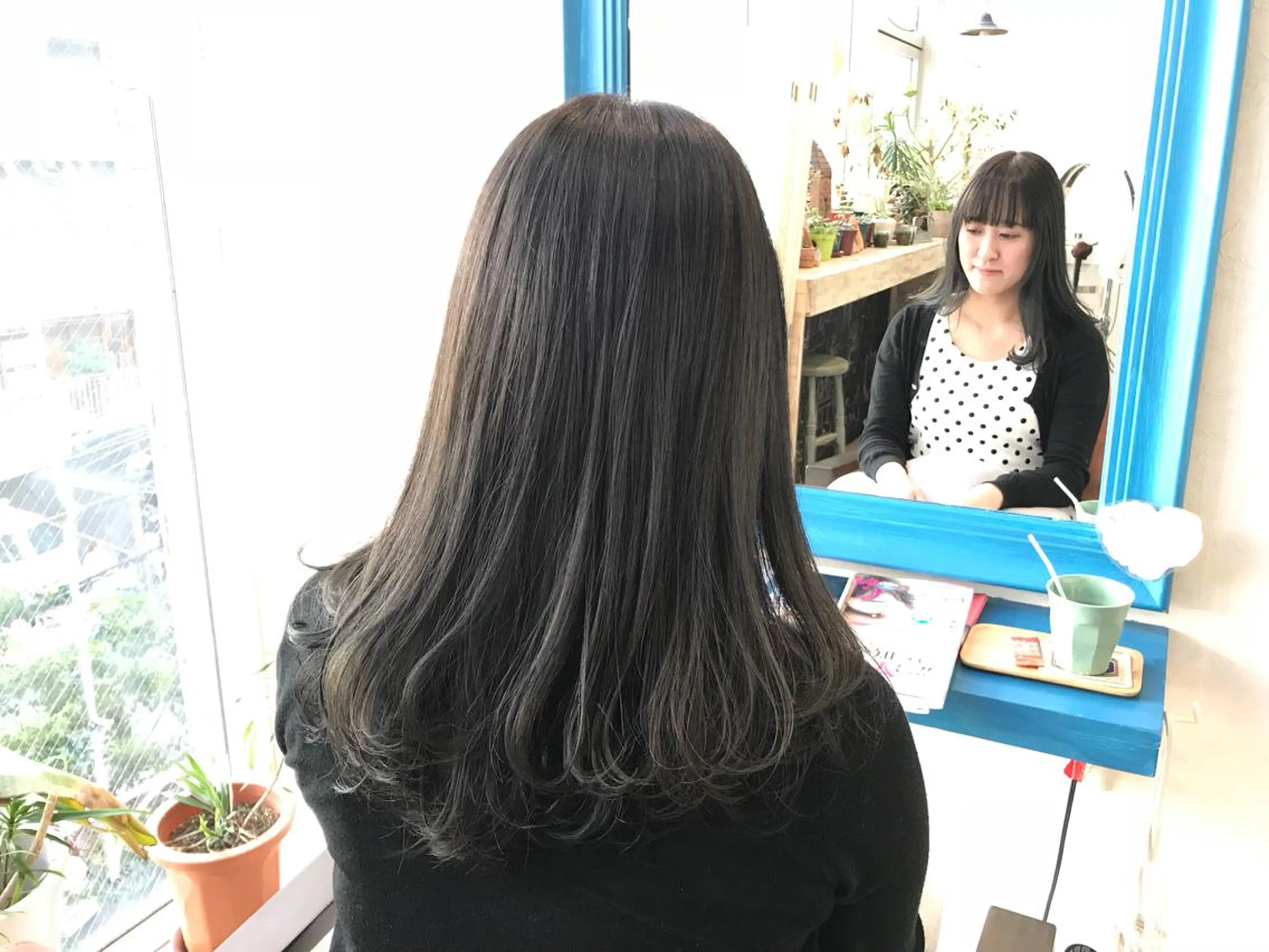 セミロング カラー メンズ指名多数!! SiLO 田島のヘアスタイル