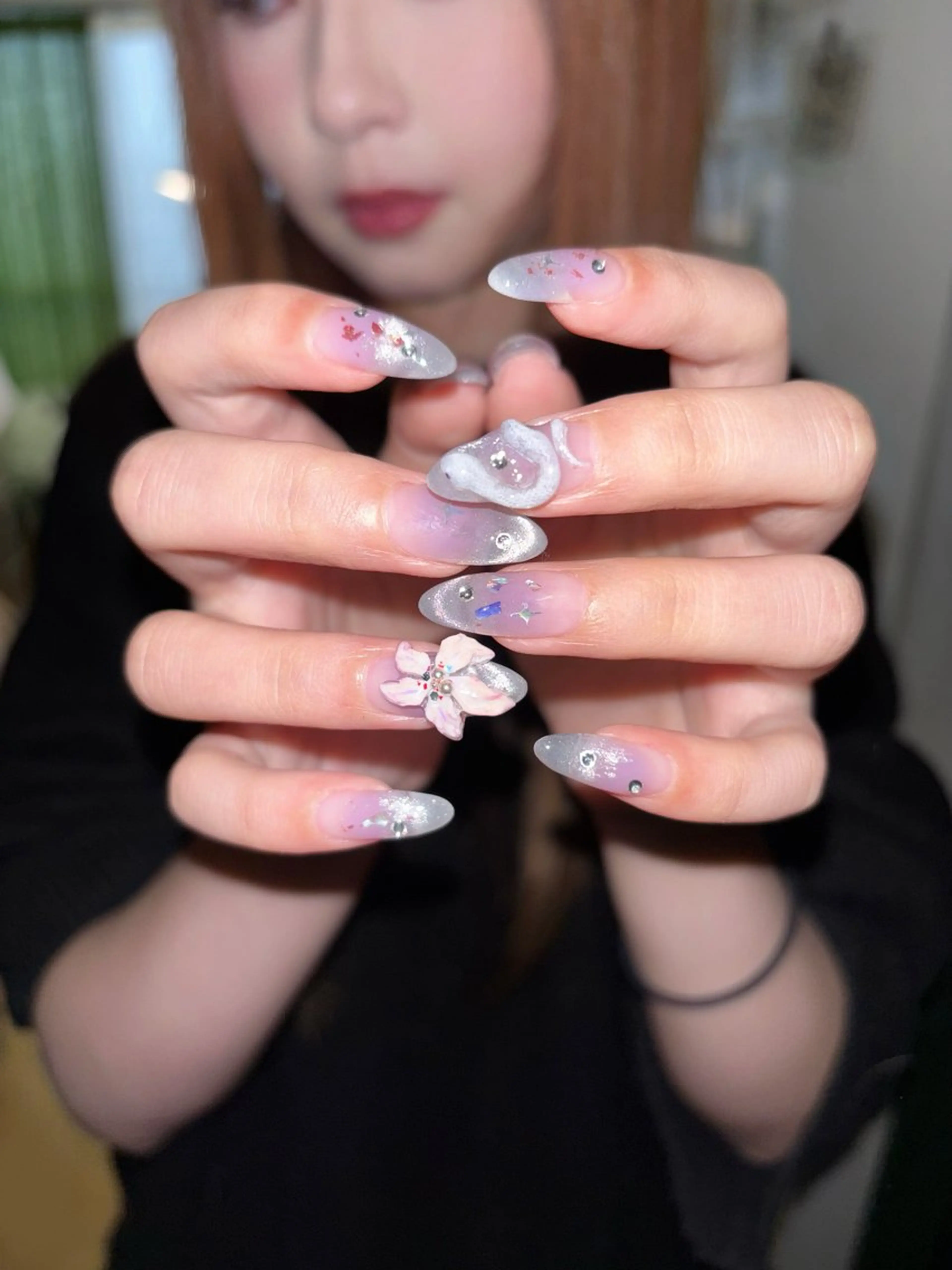 ネイル パープル 銀河屋の猫所属・銀河屋 の猫nailのネイルデザイン