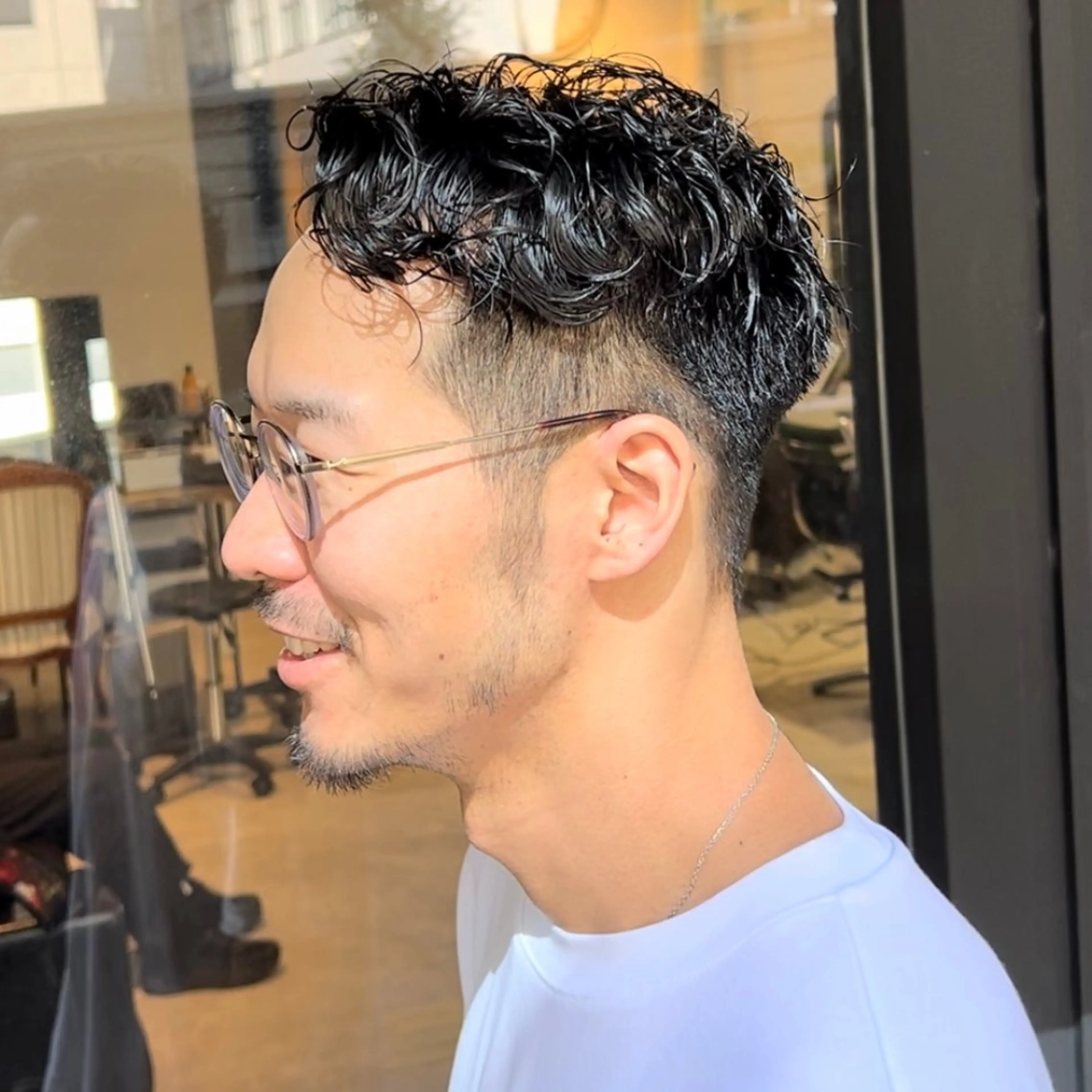 パーマ メンズ 刈り上げ カット パーマ 💡似合わせのプロ 💡takutoのヘアスタイル