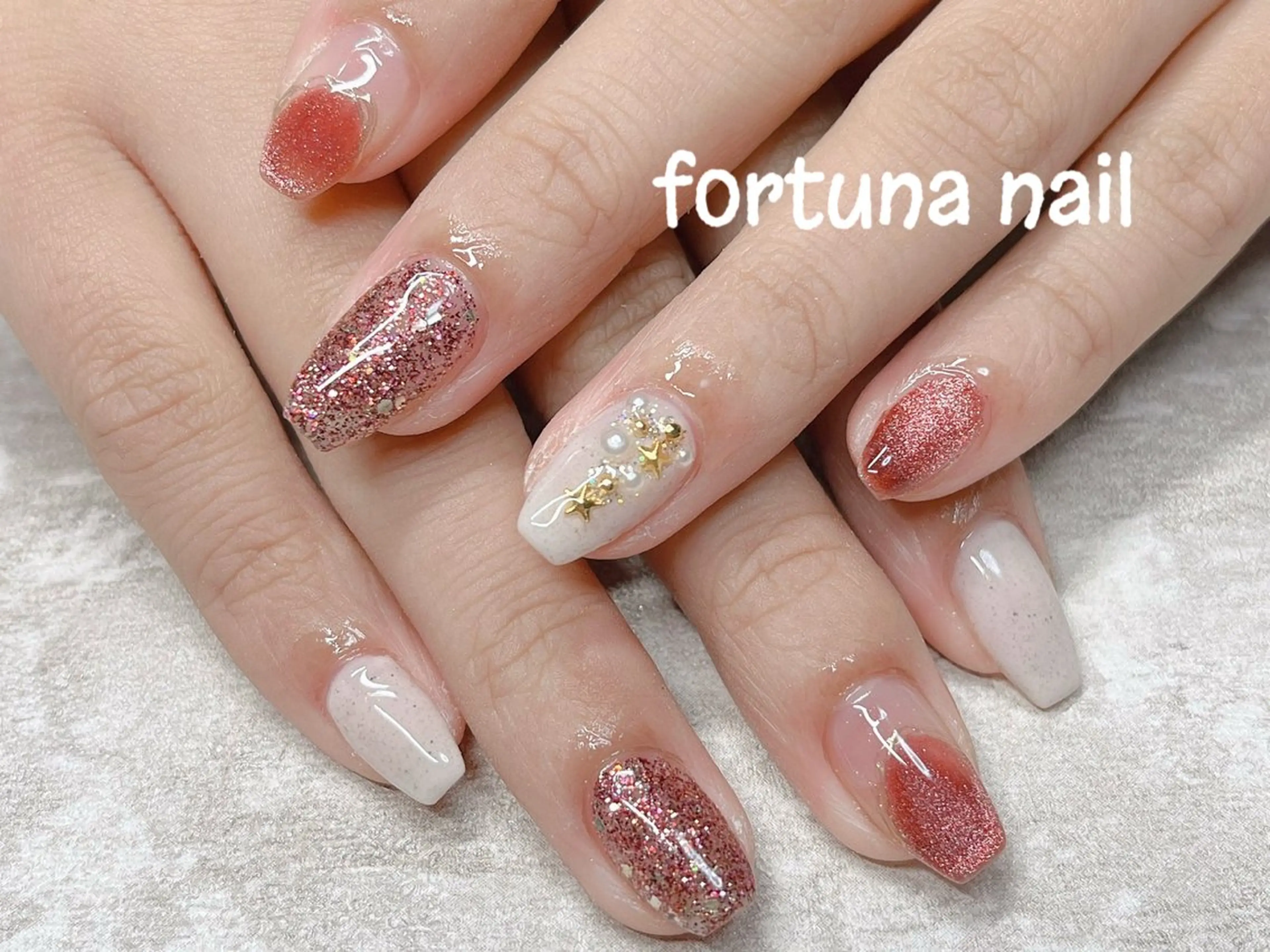 ネイル ハンドネイル Nail •Head スパFortunaのネイルデザイン
