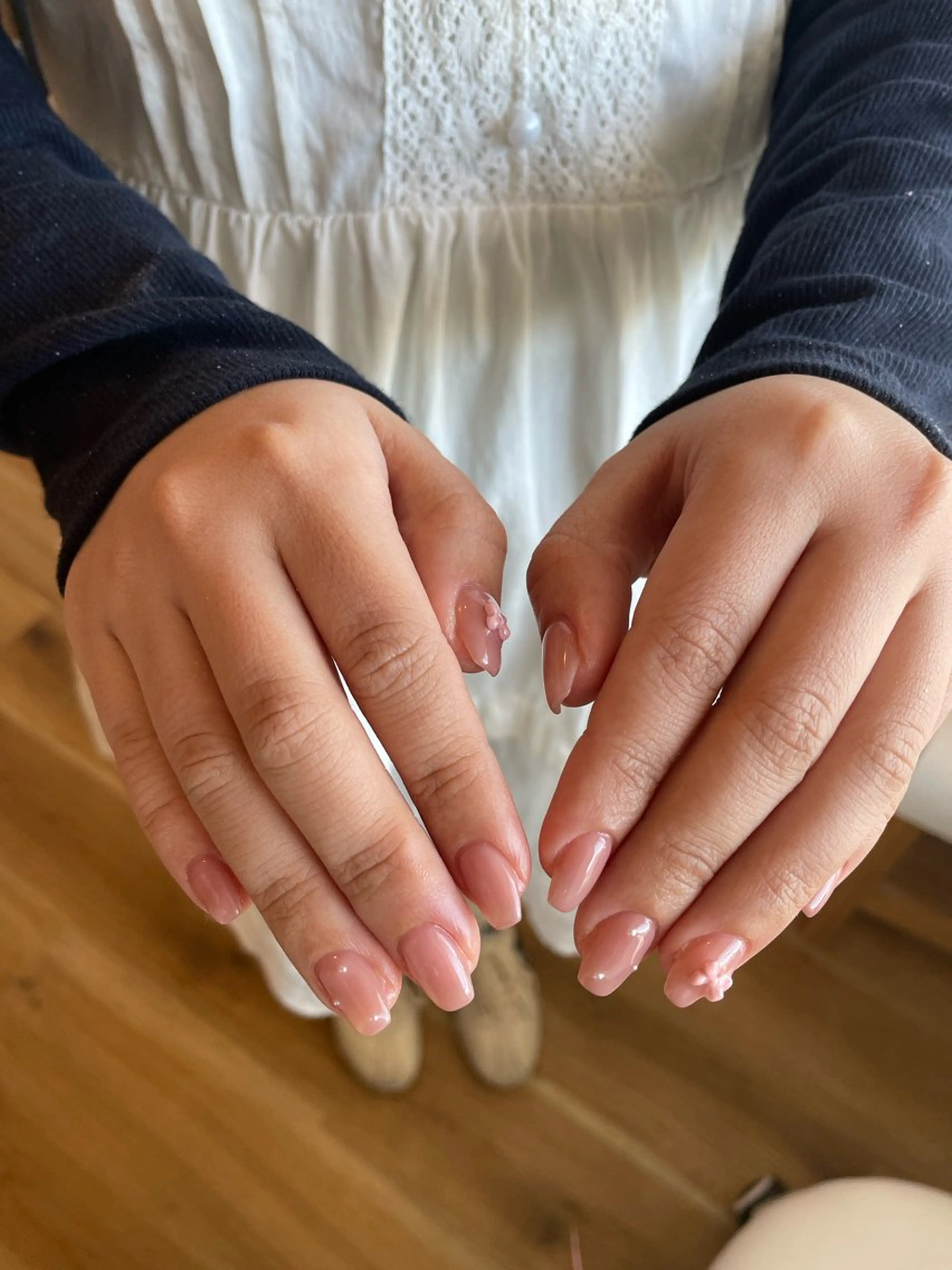 ミディアム フットネイル ui nail 【ウイネイル】のネイルデザイン